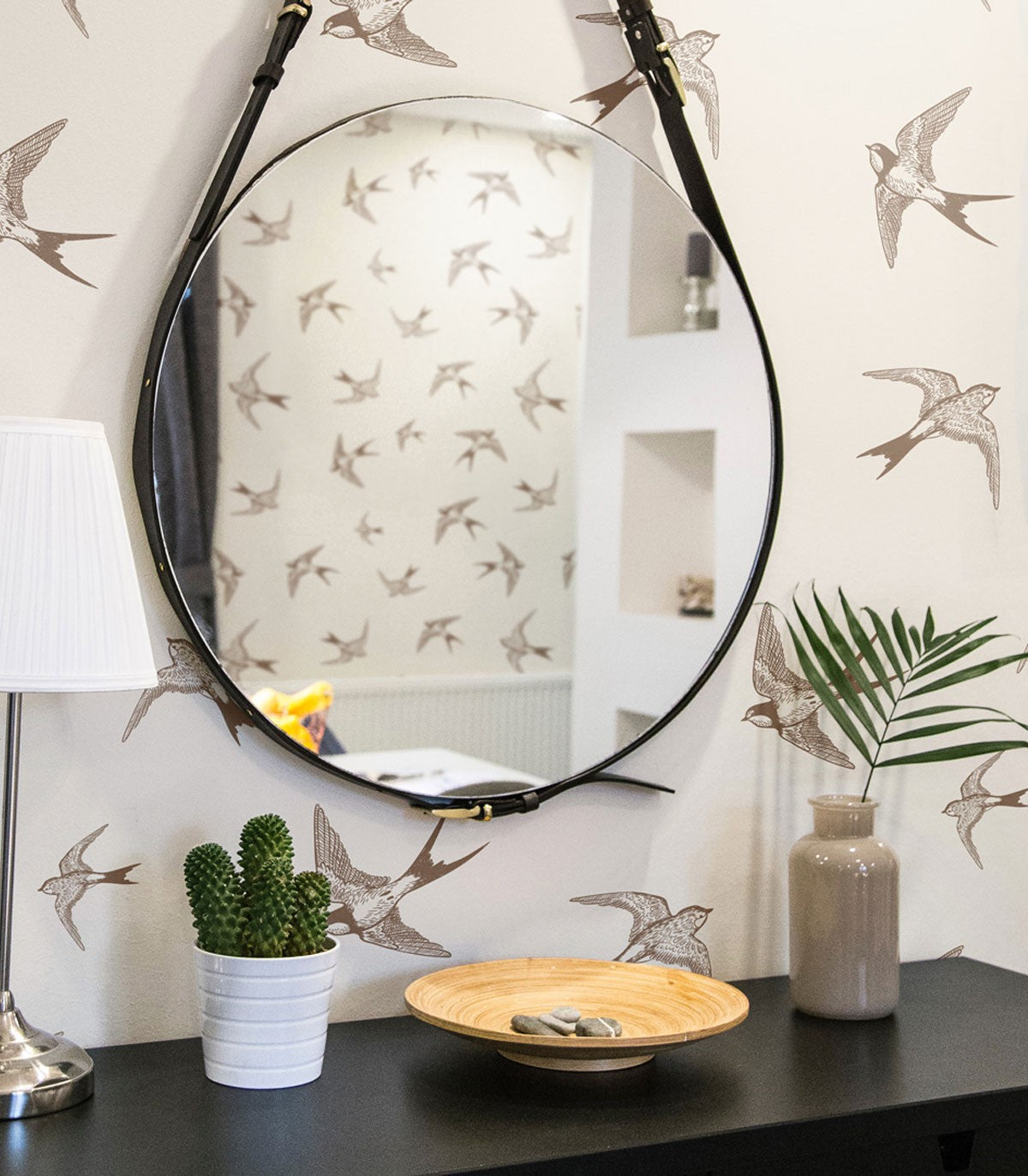 Braune Schwalbe Hintergrund