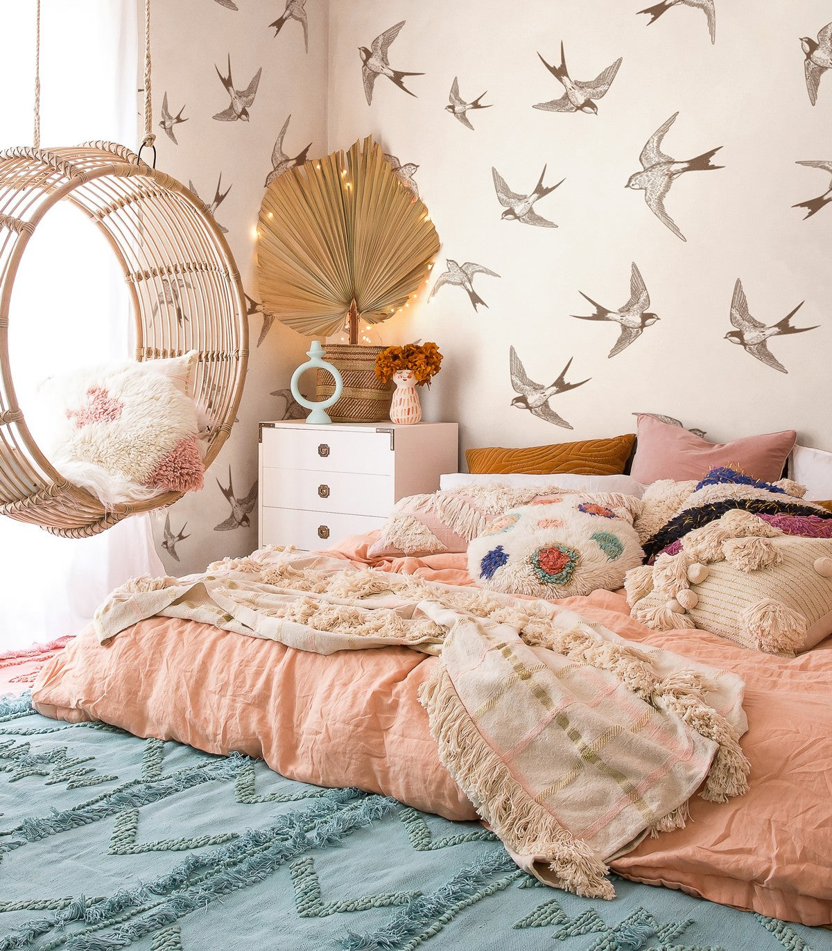 Braune Schwalbe Hintergrund