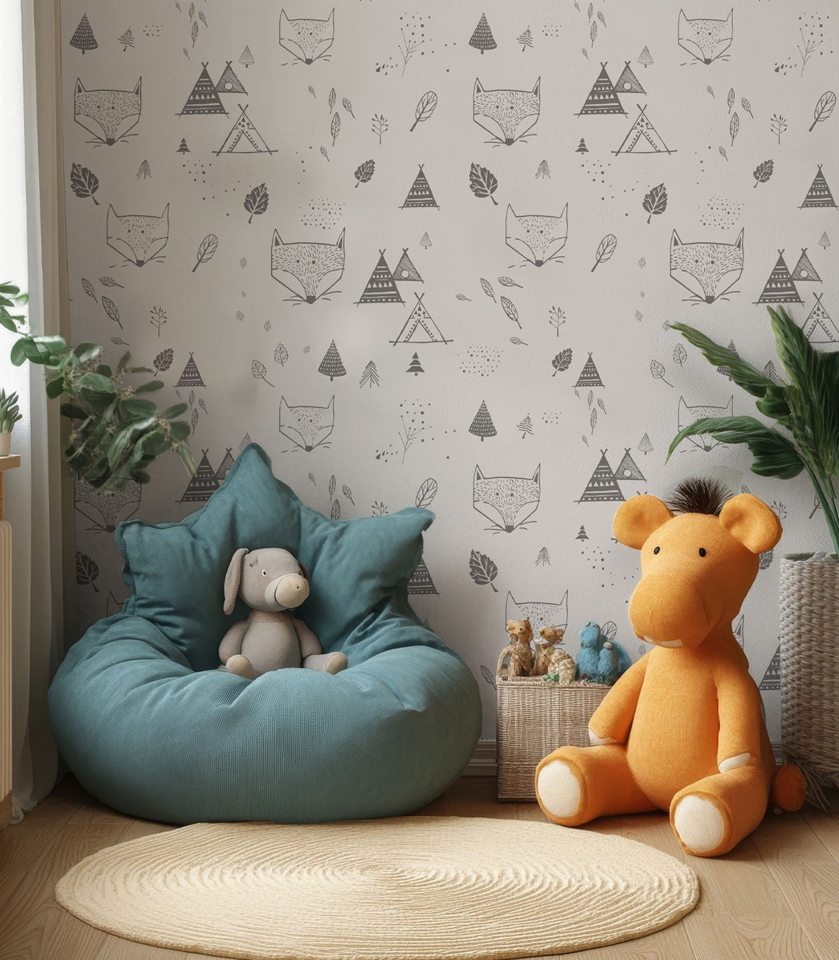 Fuchs-Abenteuer-Hintergrundbild