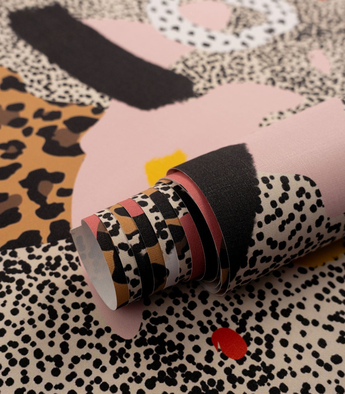 Moderne Pinseltapete