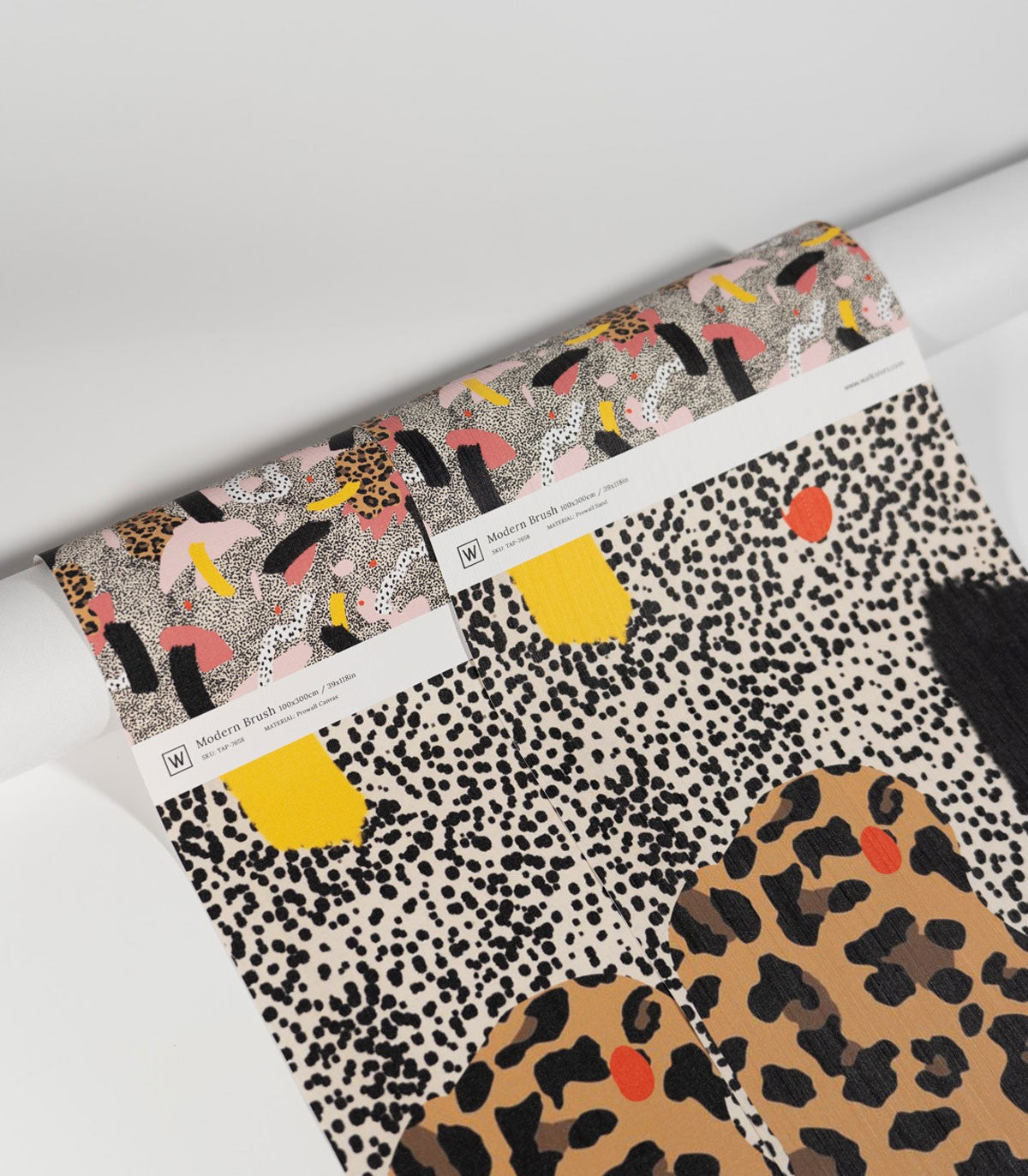 Moderne Pinseltapete