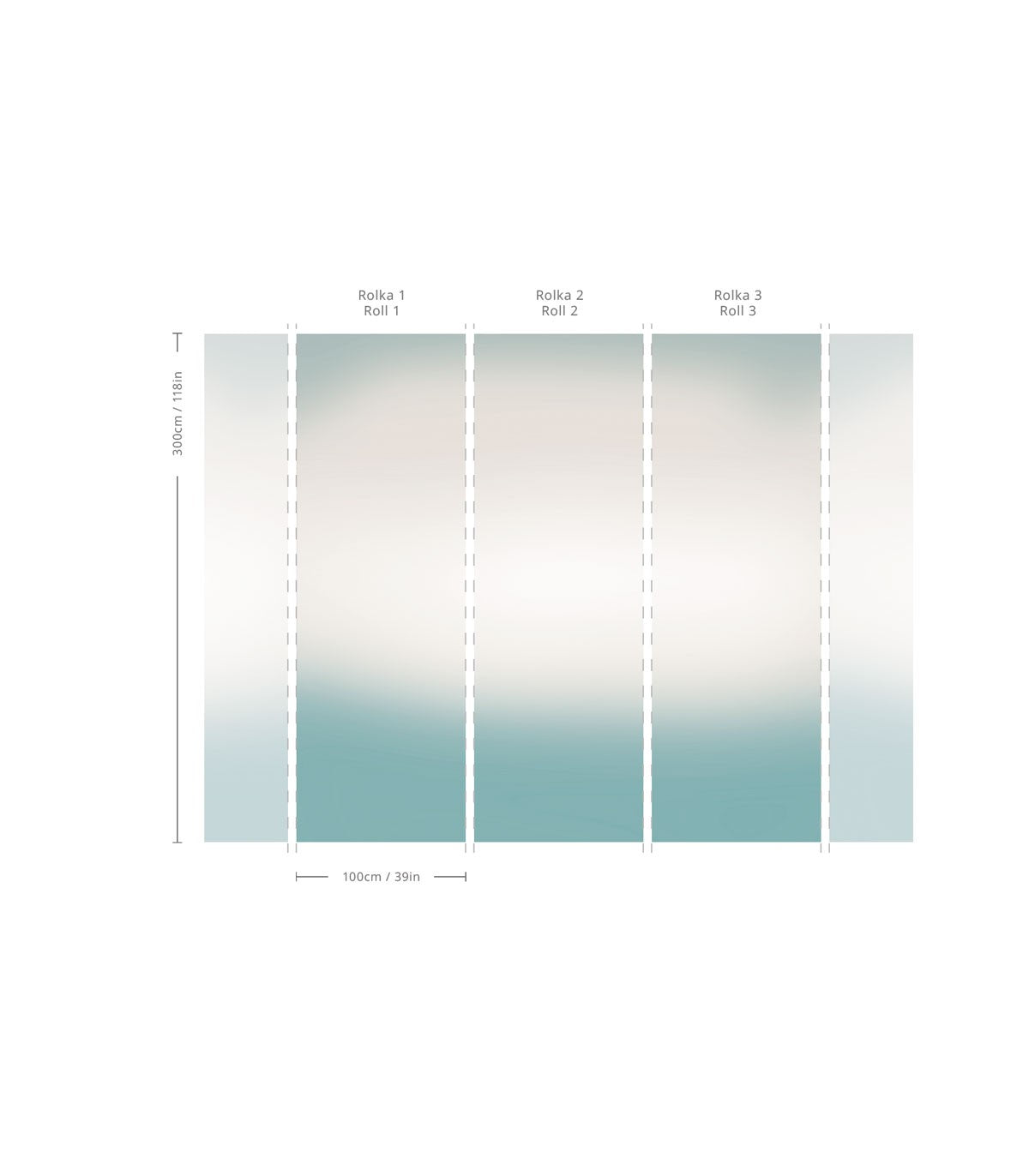 Ombre Mare Hintergrund