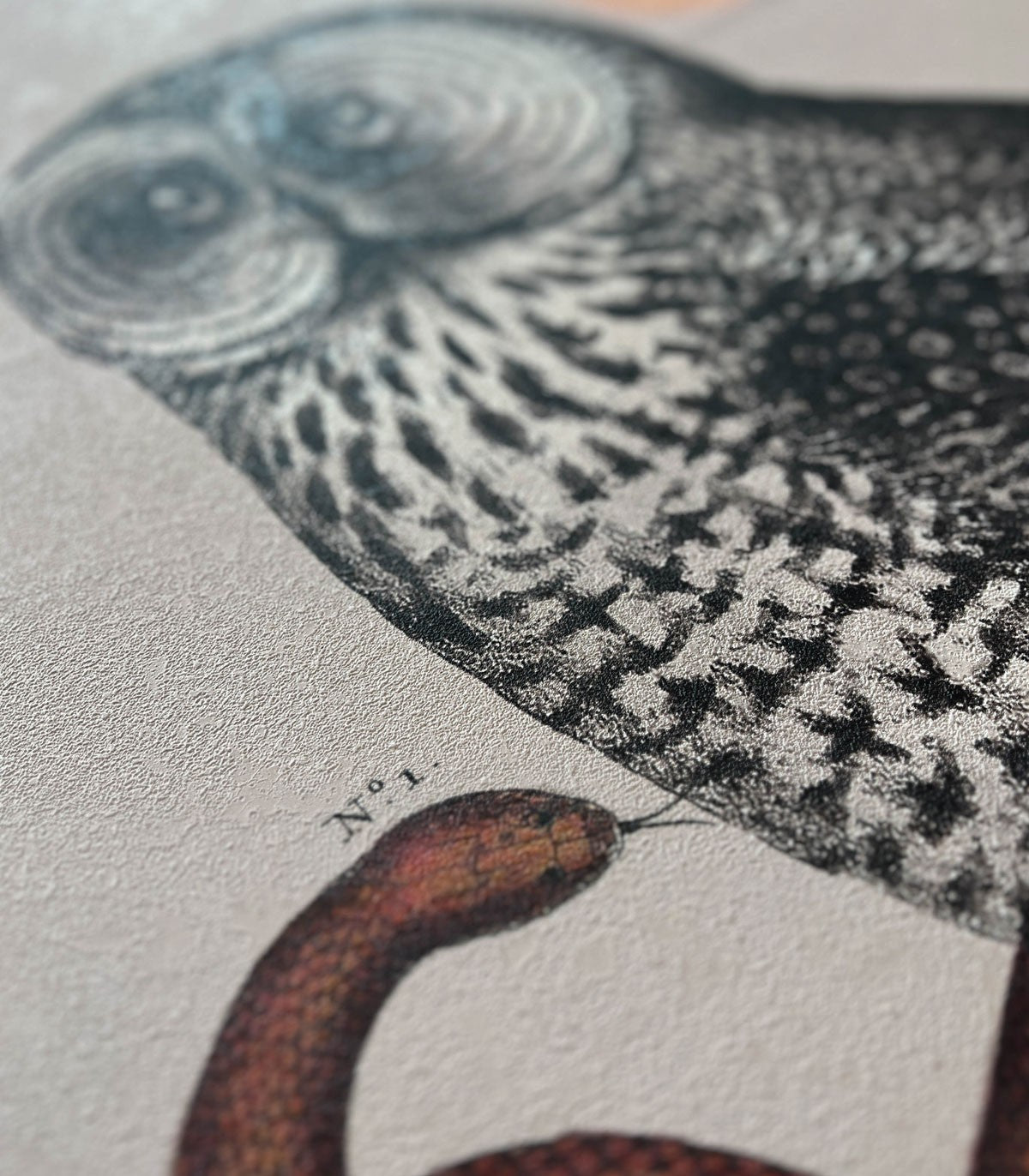 Rosa Eulen Hintergrund