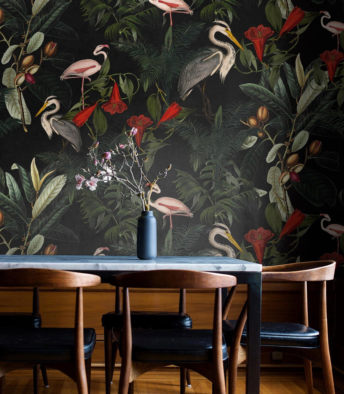 Stehender Reiher Hintergrund