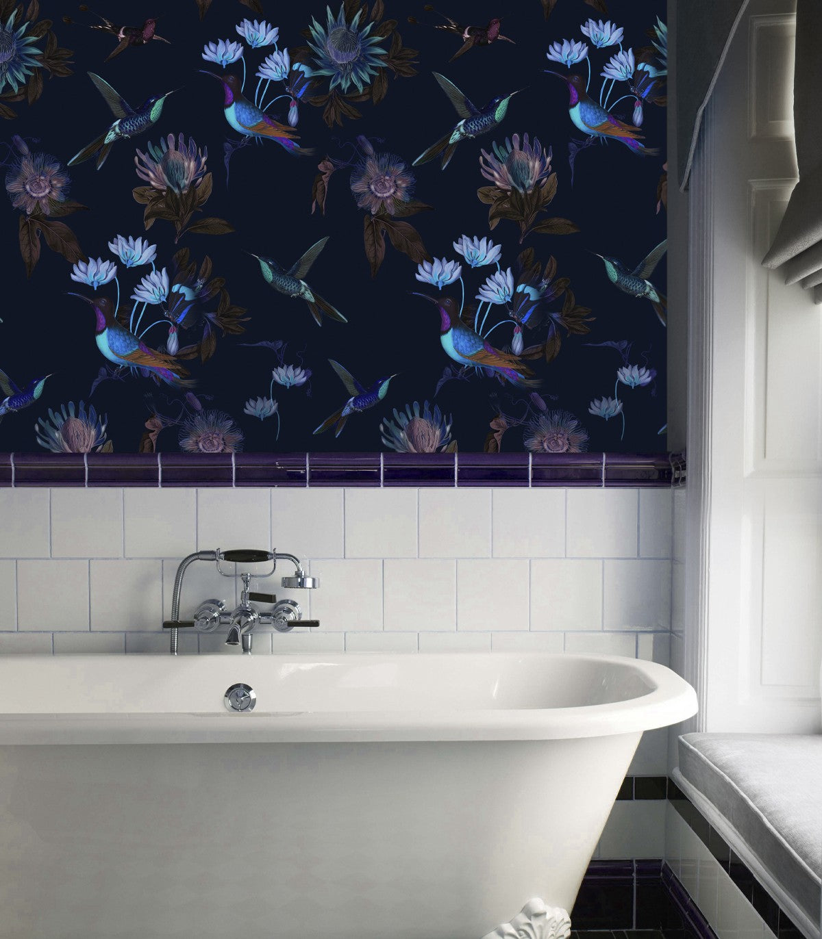 Giftige Kolibris Hintergrund