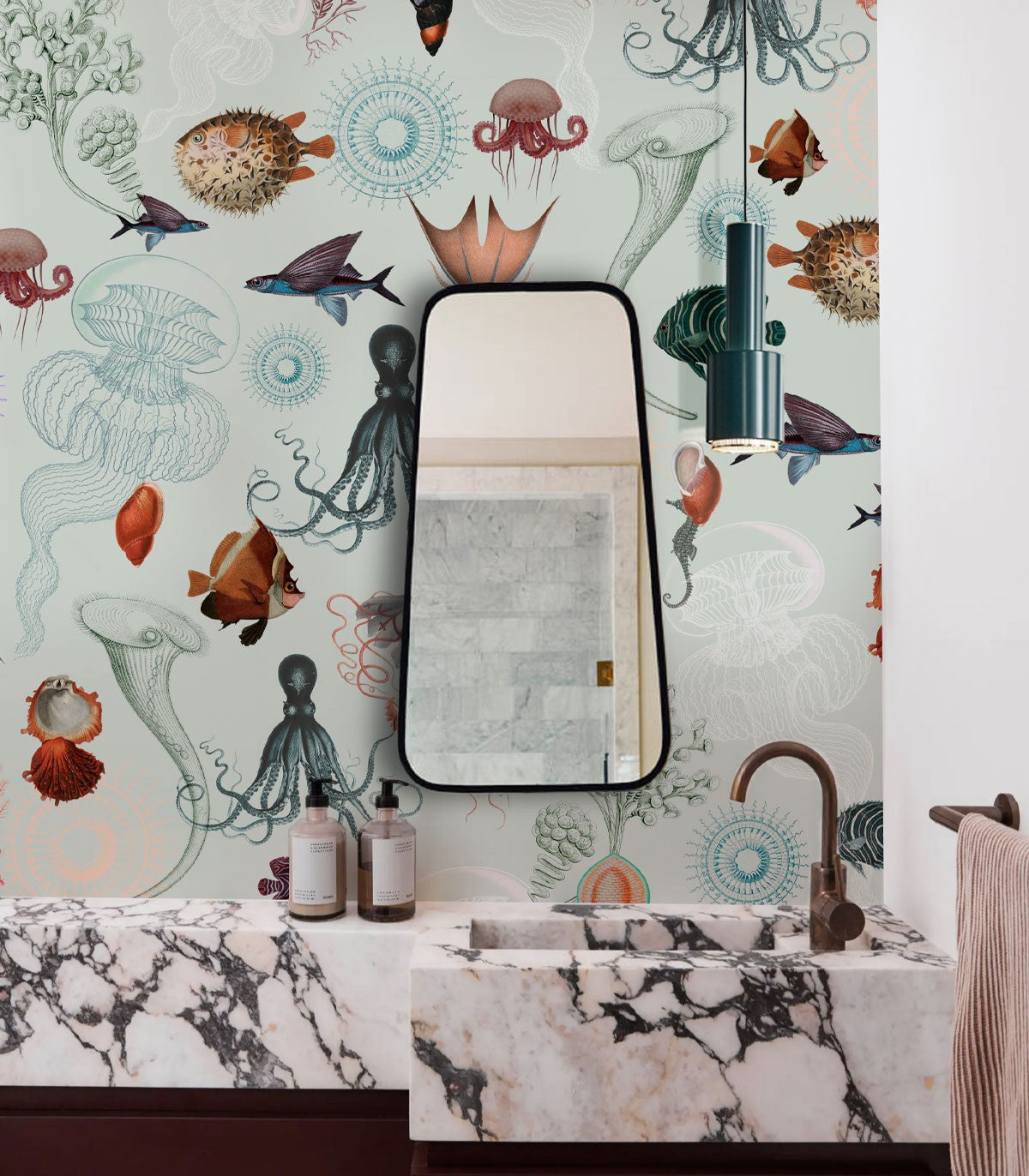 Unterwasserwelt Licht Hintergrund