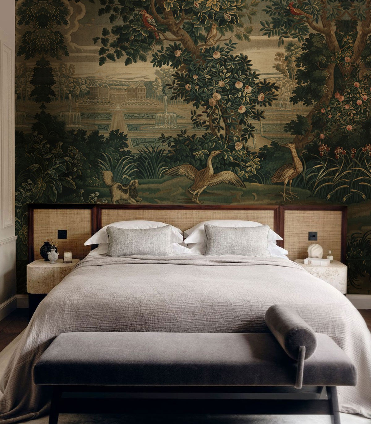 Vintage Garten Arras Tapete