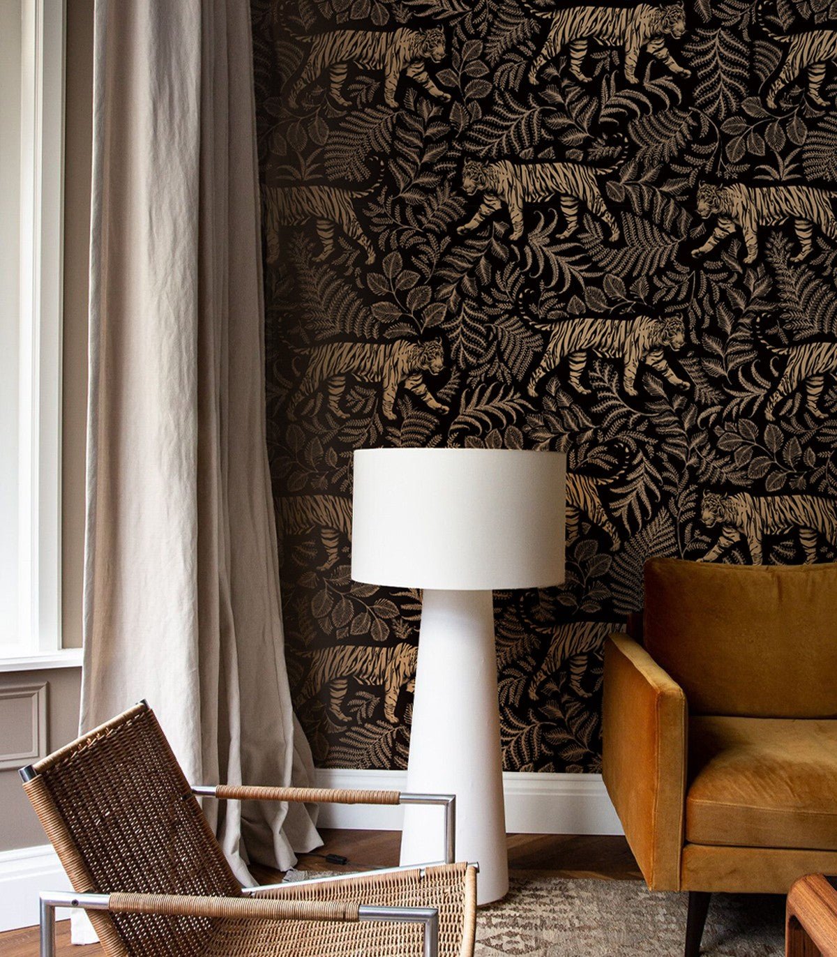 Nowoczesne tapety ścienne w aranżacji wnętrz. Inspiracje do stylowych przestrzeni. - Wallcolors®