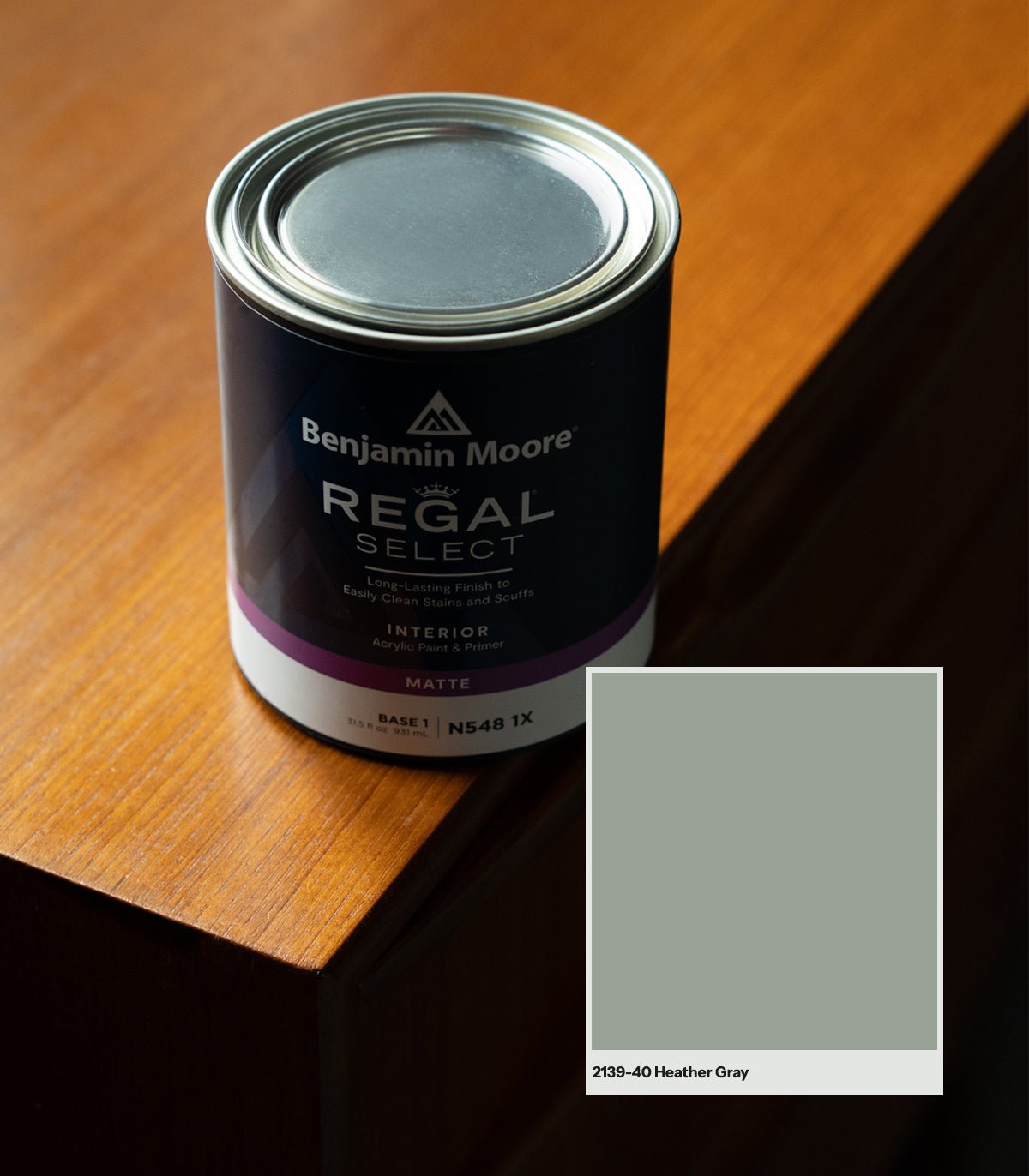 Heather Gray 2139 - 40 - Wallcolors®
