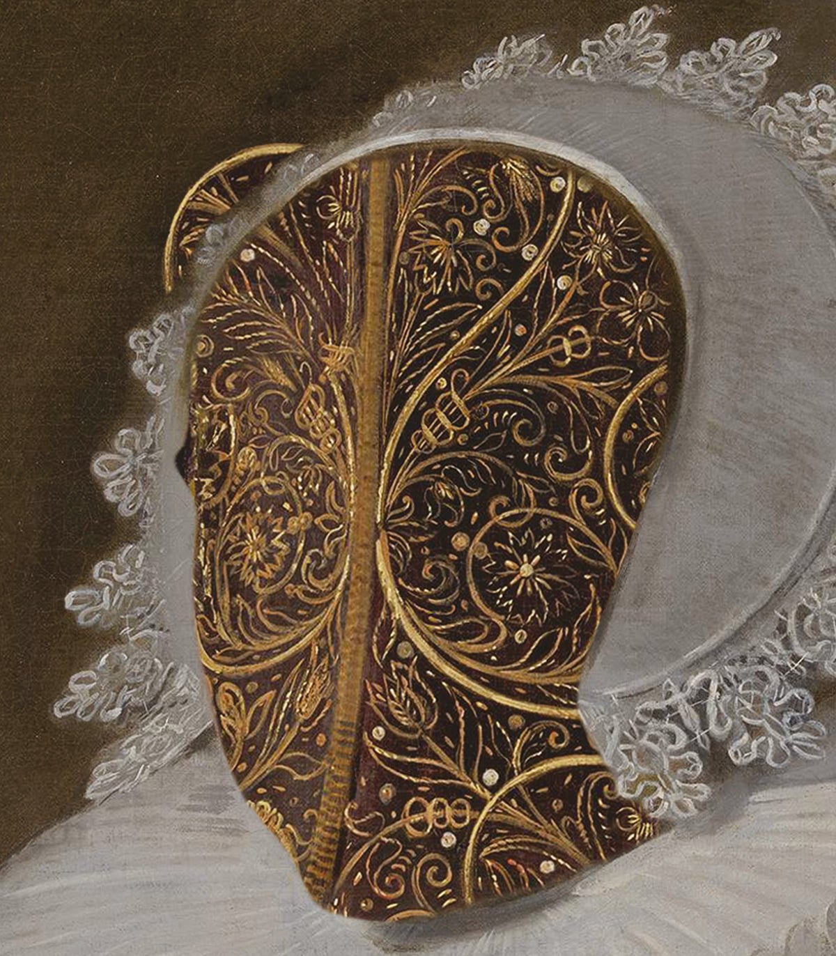 Dots Baroque Lady - Wallcolors®