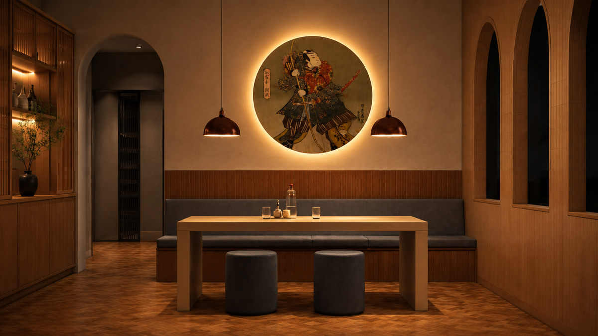 Dots Lighting Midnight Kabuki