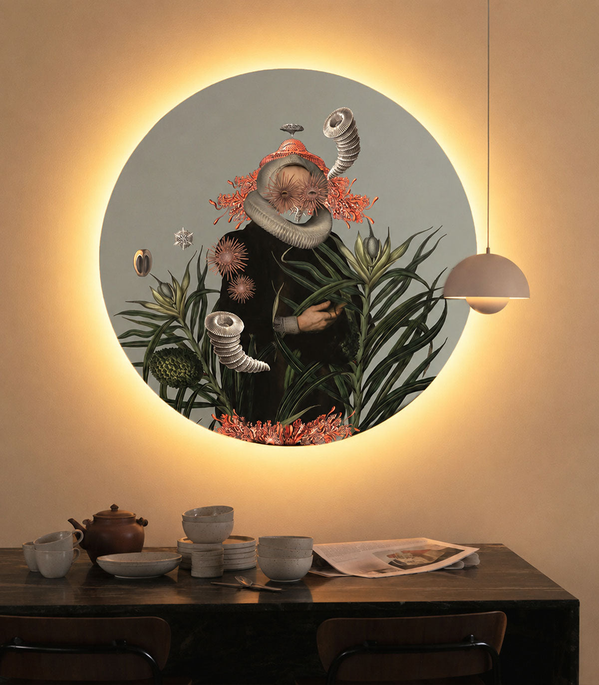 Dots Lighting Lady Medusa Blau
