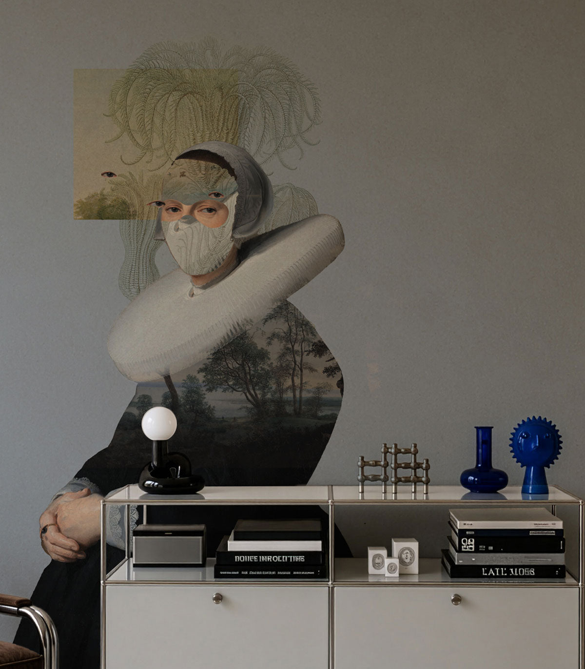 Tapete Landscape Muse Blue