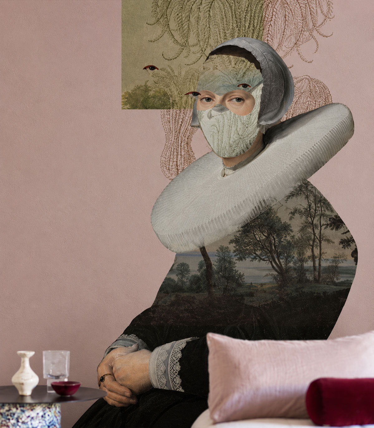 Tapete Landscape Muse Pink