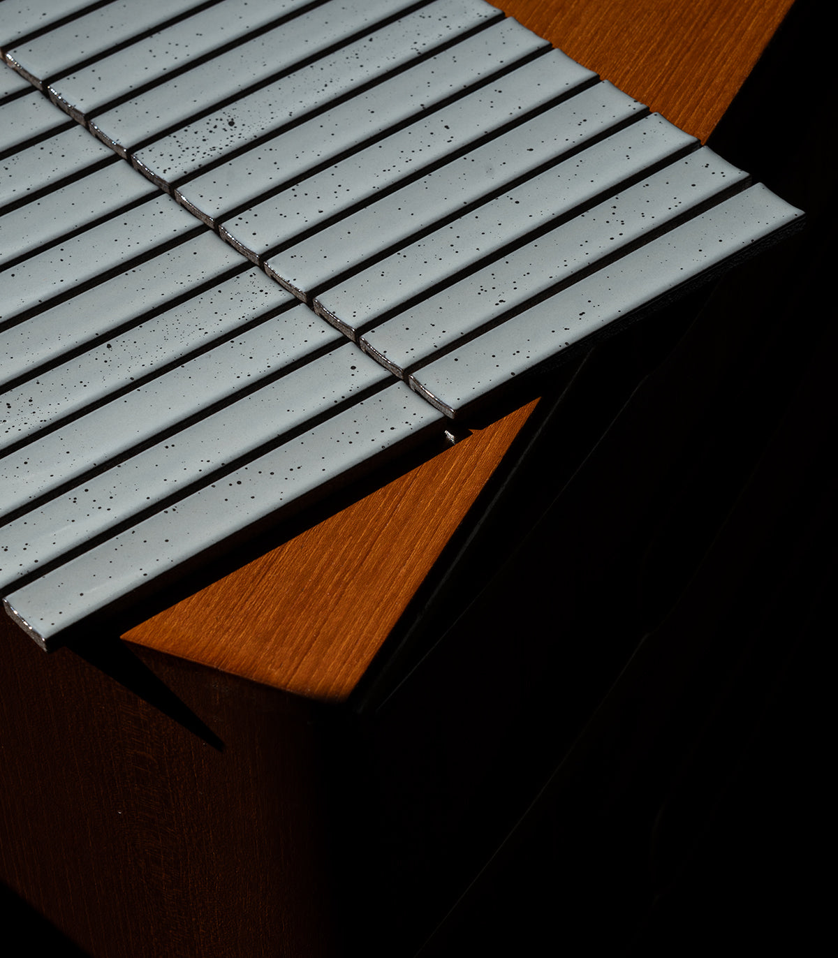 Klaviergraues Mosaik