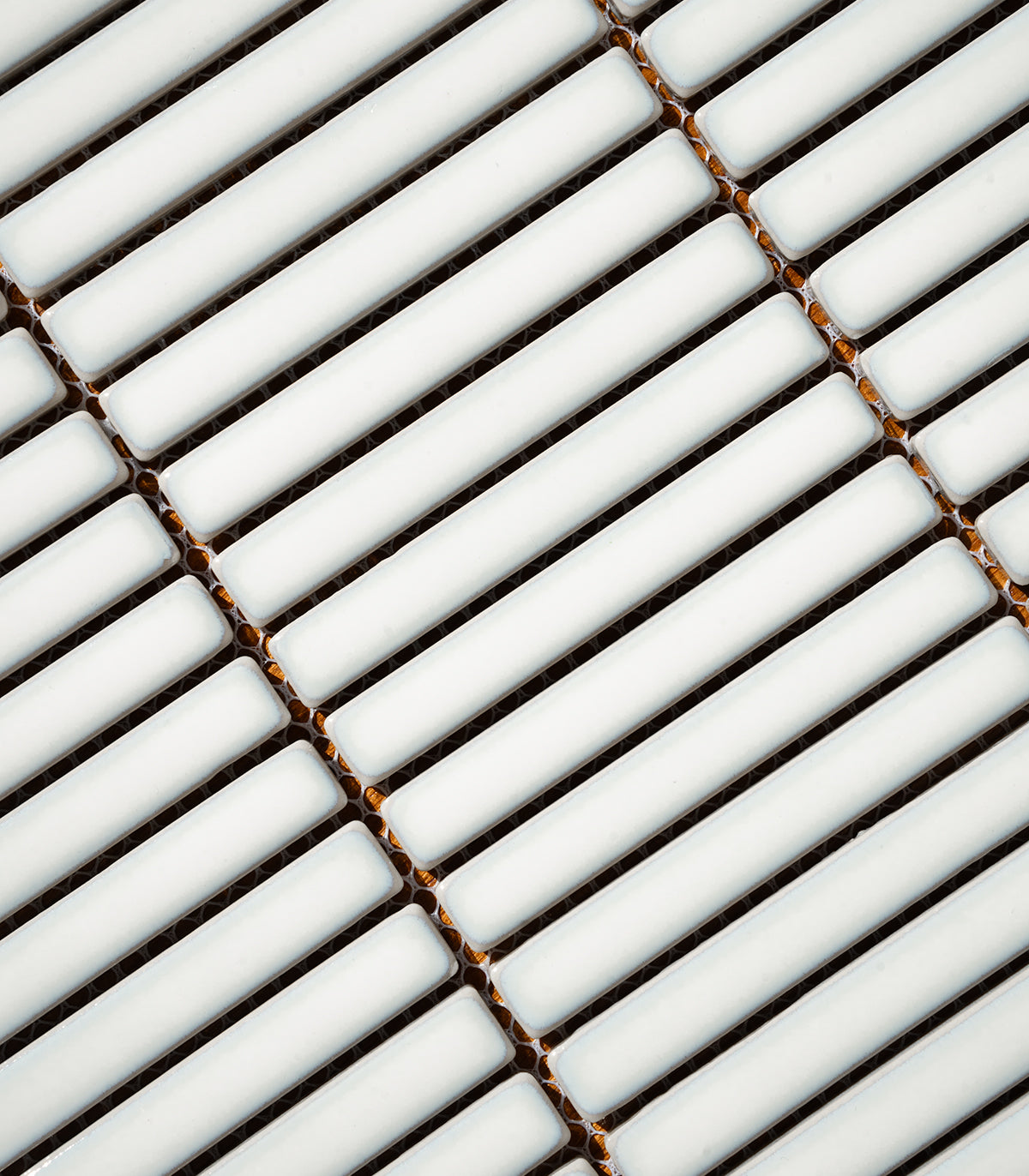 Mini-Piano-Weiß-Glanzmosaik