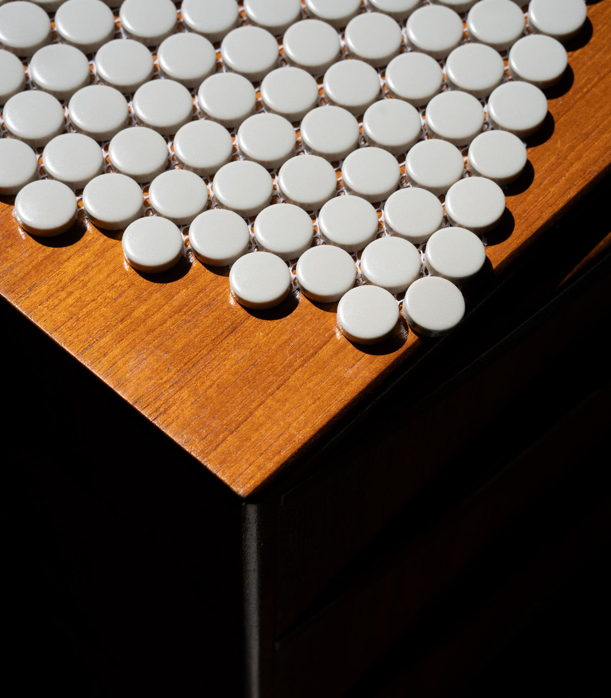 Penny Dots grau matt Mosaik