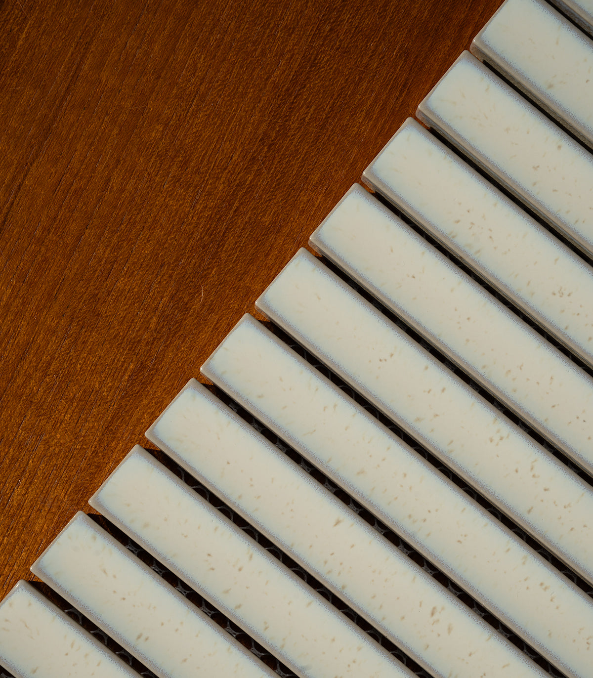 Klavierweißes Mosaik