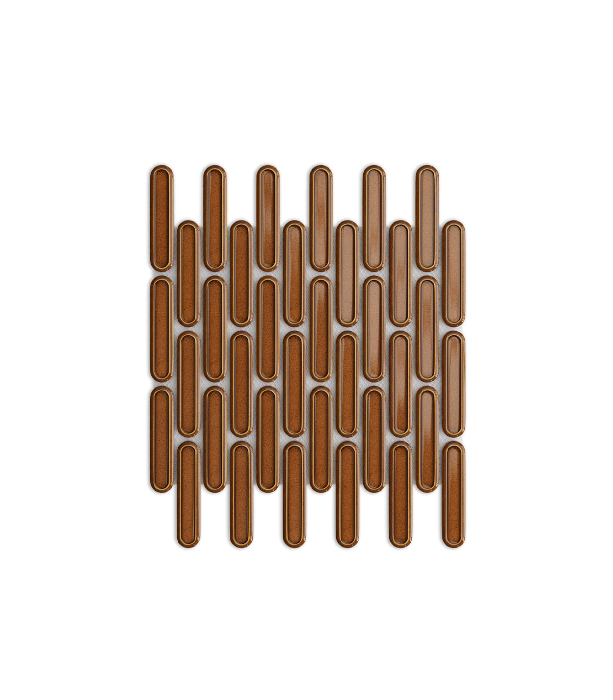 Savoiardi karamellbraunes Mosaik