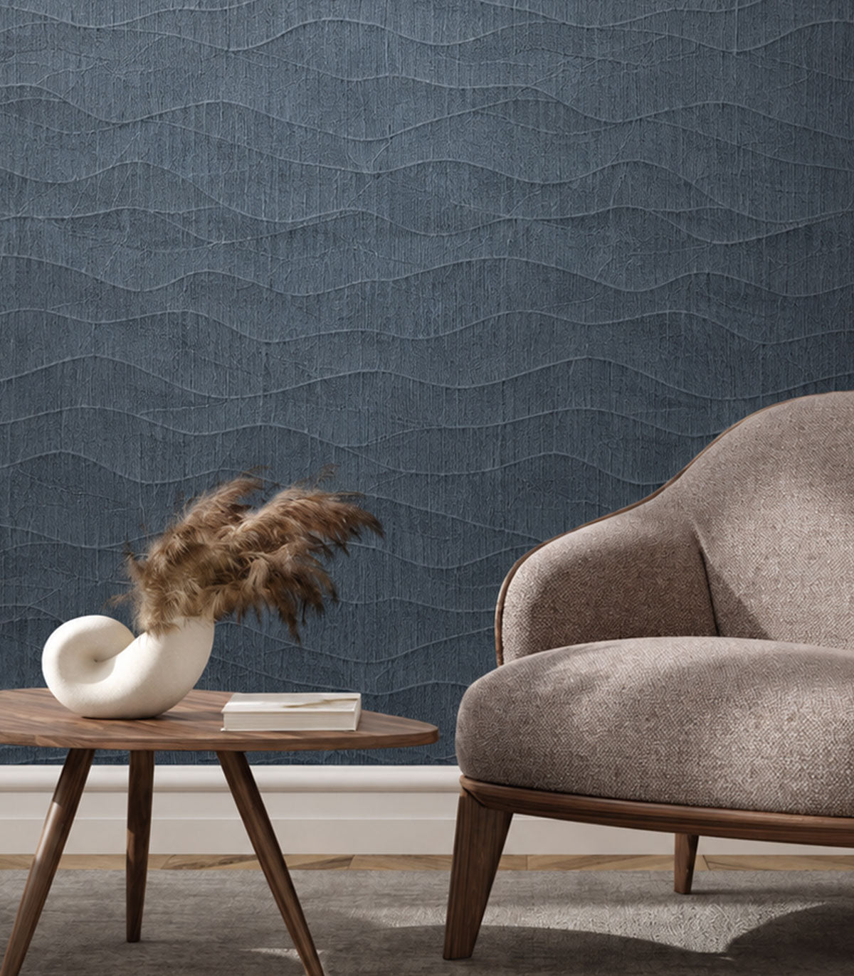 Tapete Organic blue
