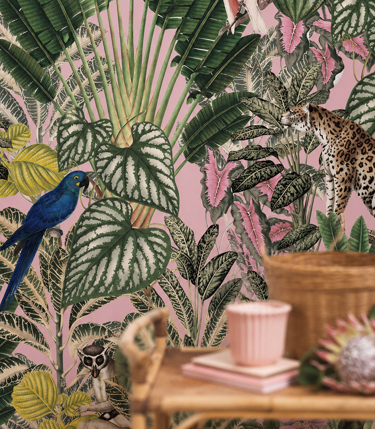 Tapete Pink Jungle