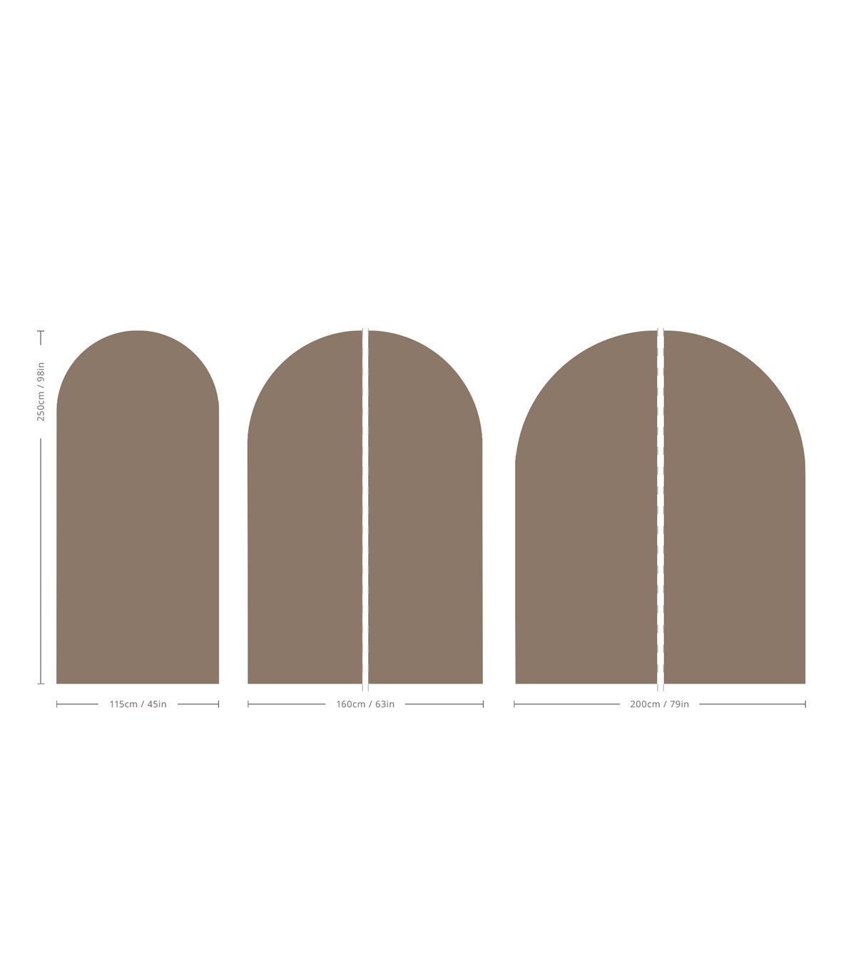 Arch Solid Powdered Earth - Wallcolors®