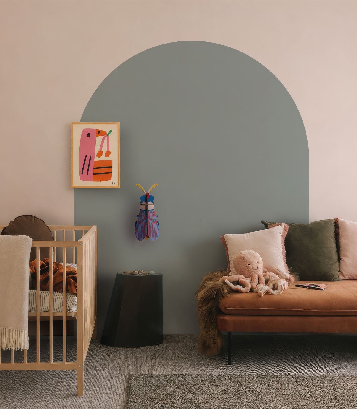 Arch Solid Soft Mineral - Wallcolors®