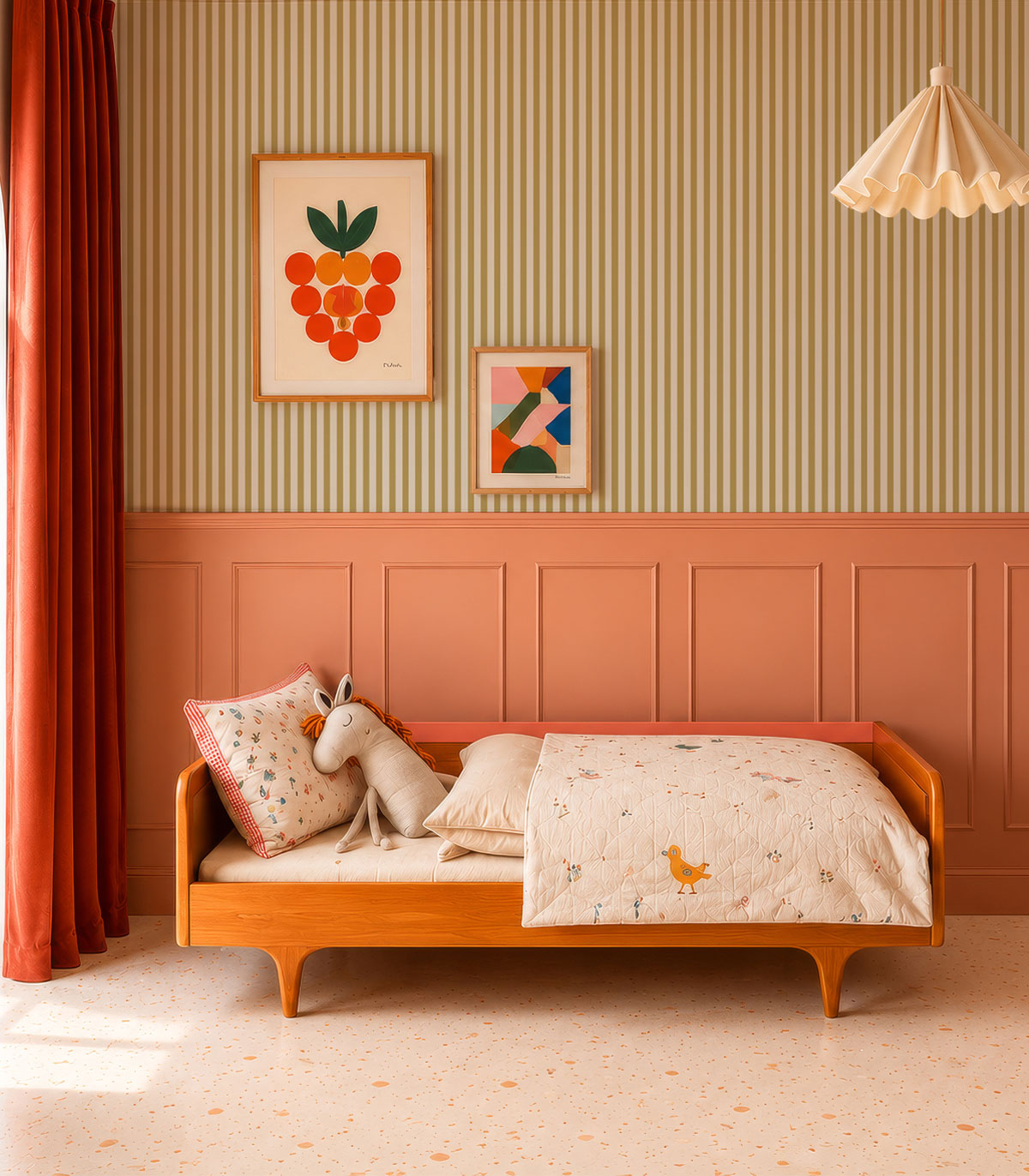 Tapete Stripe Meadow Mustard