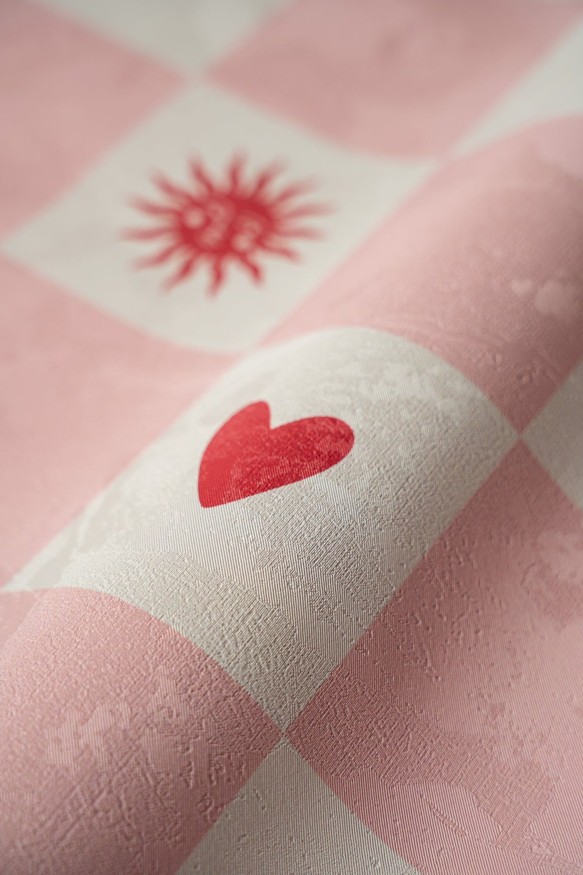 Tapete Sun and heart Blush