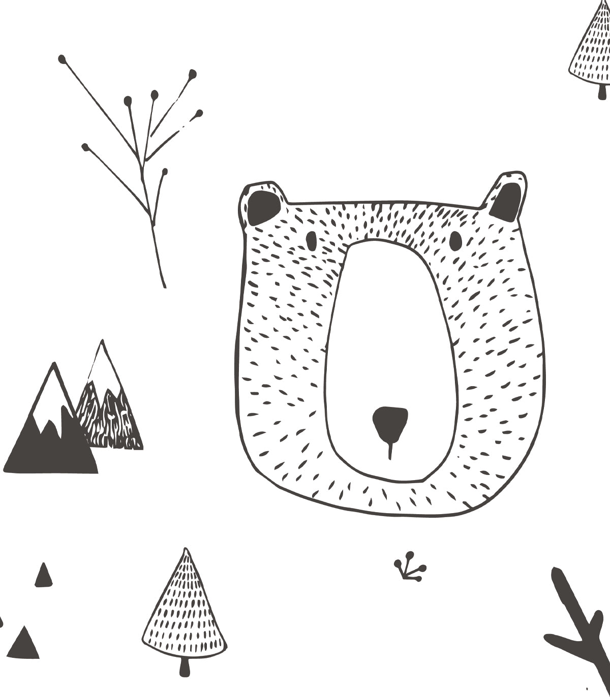 Teddybären Weiße Tapete