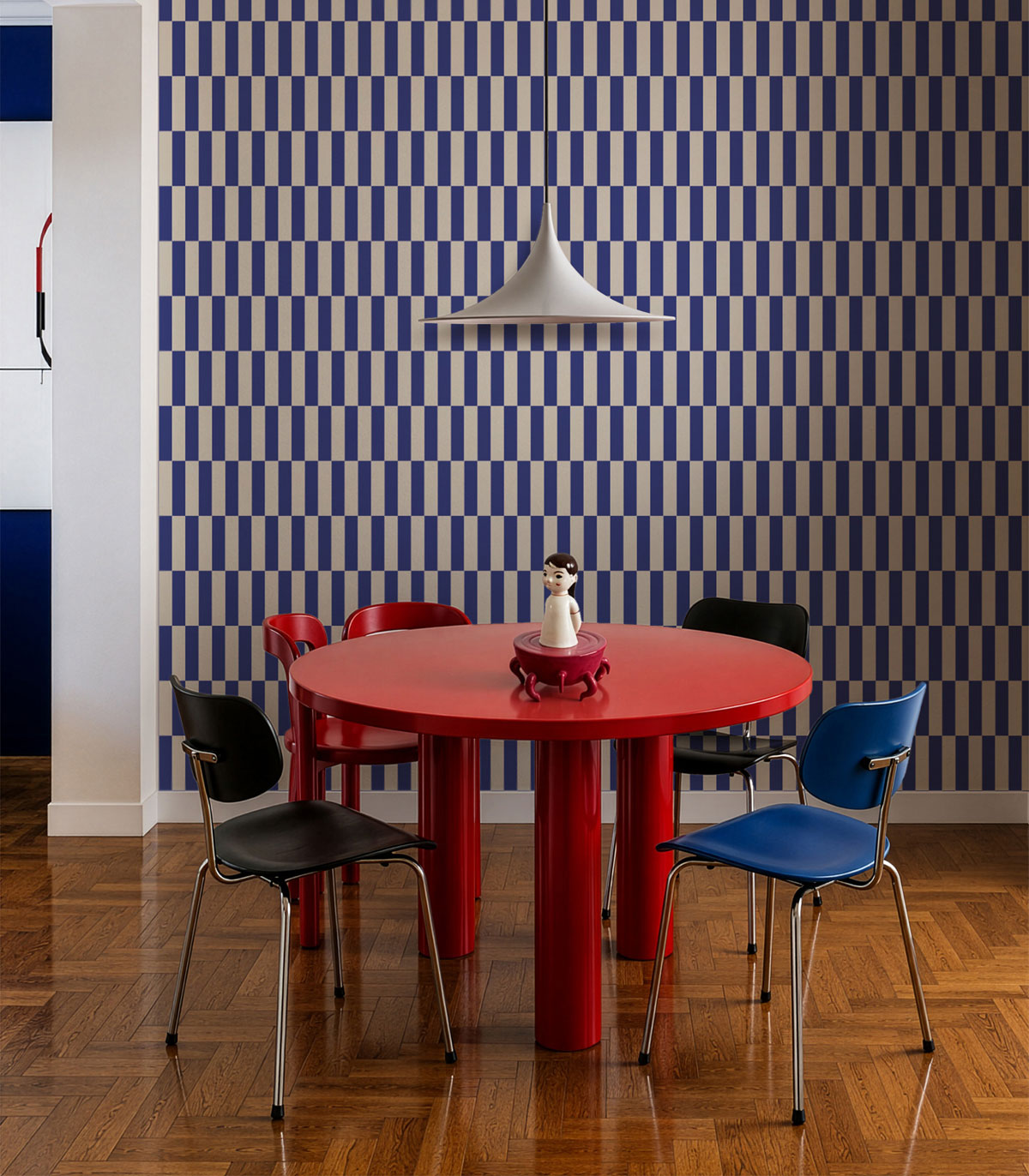 Tapete Tetris Stripe Cobalt