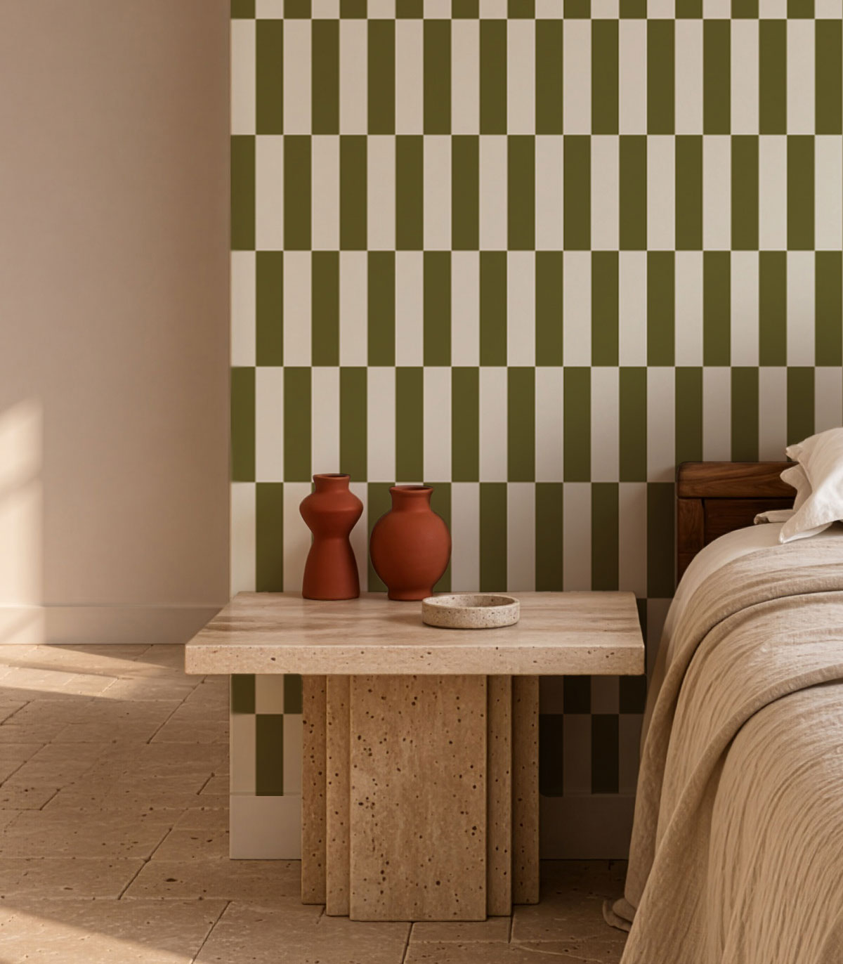 Tapete Tetris Stripe Olive