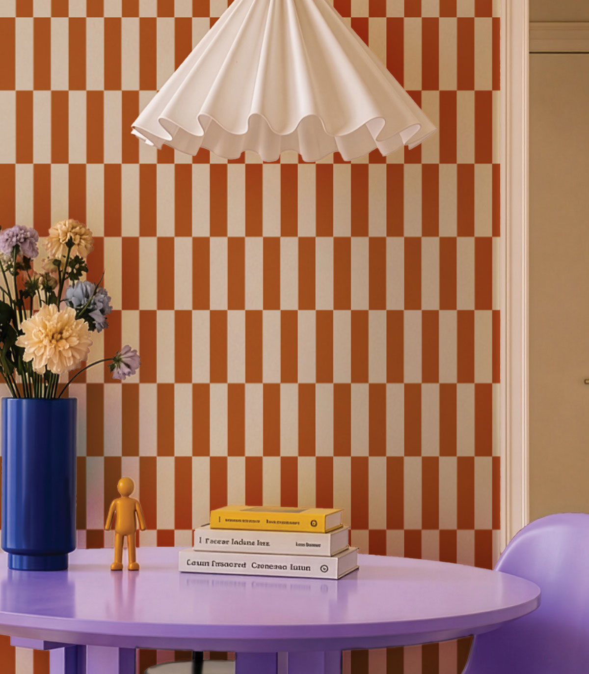 Tapete Tetris Stripe Terracotta