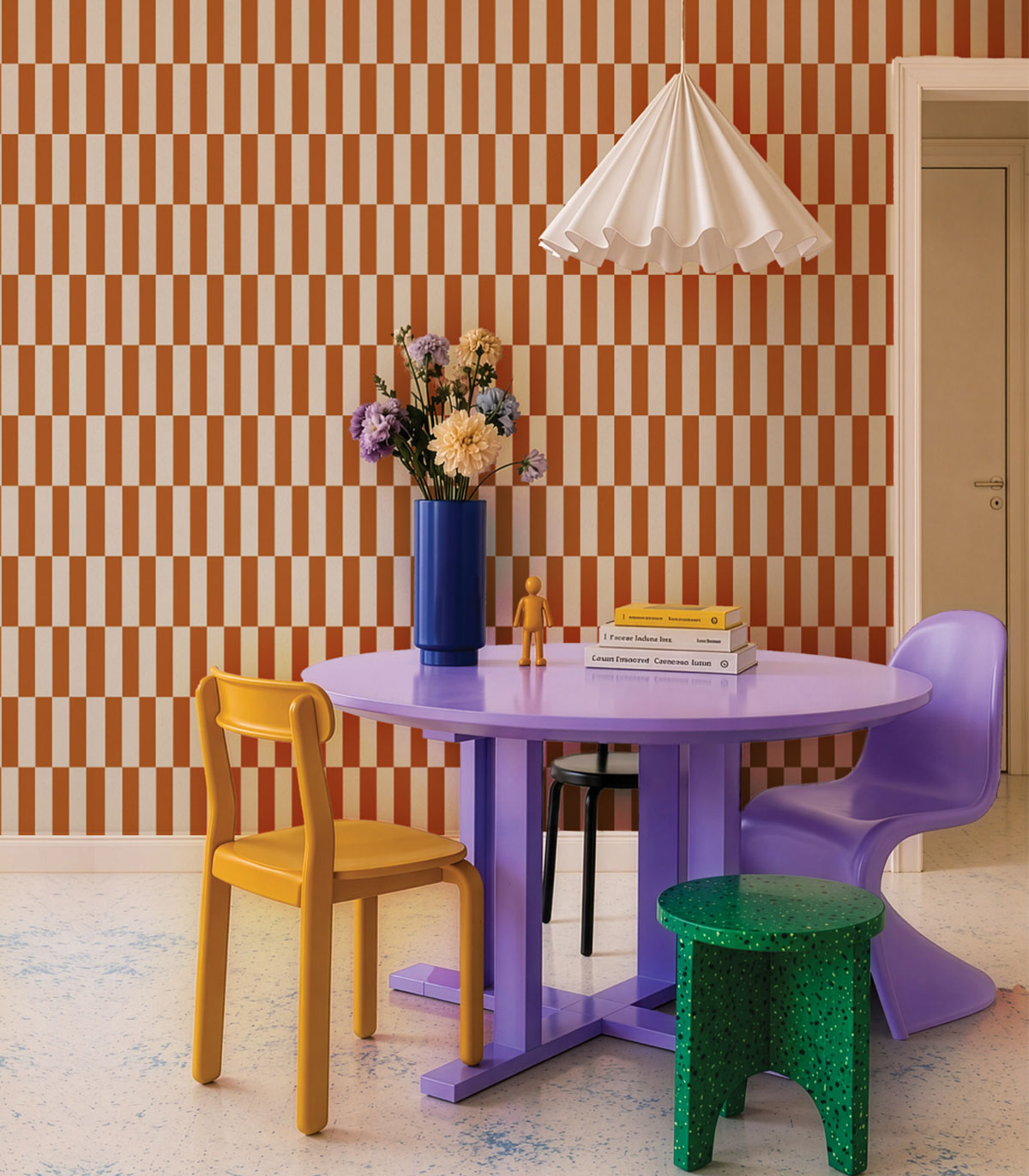 Tapete Tetris Stripe Terracotta