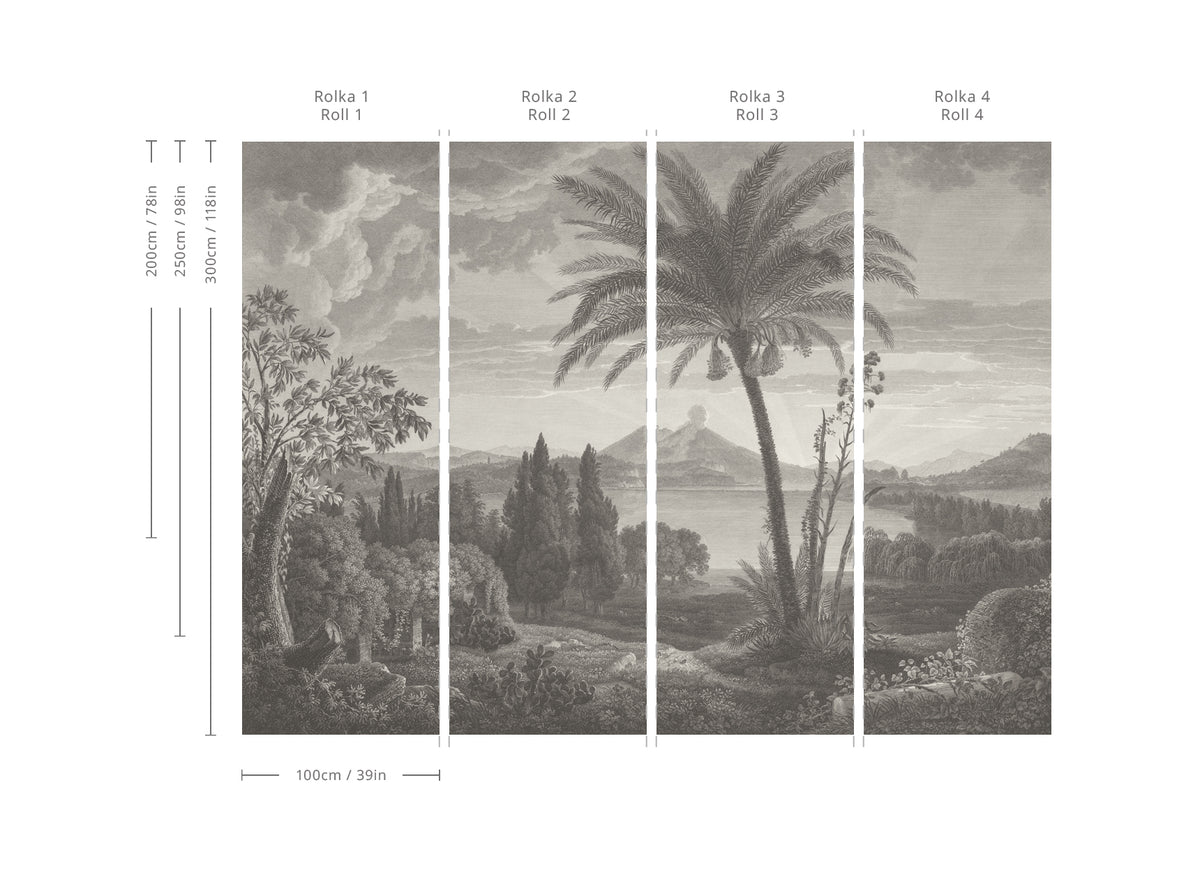 Tapete Tropical Volcano Vista
