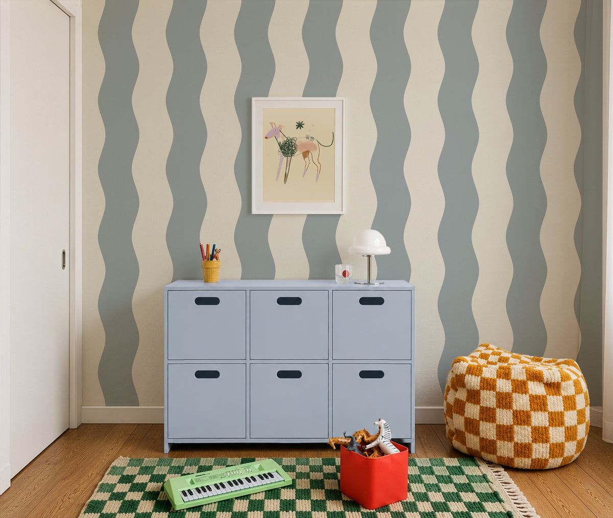 Tapete Wave Stripe Mount Saint Anne
