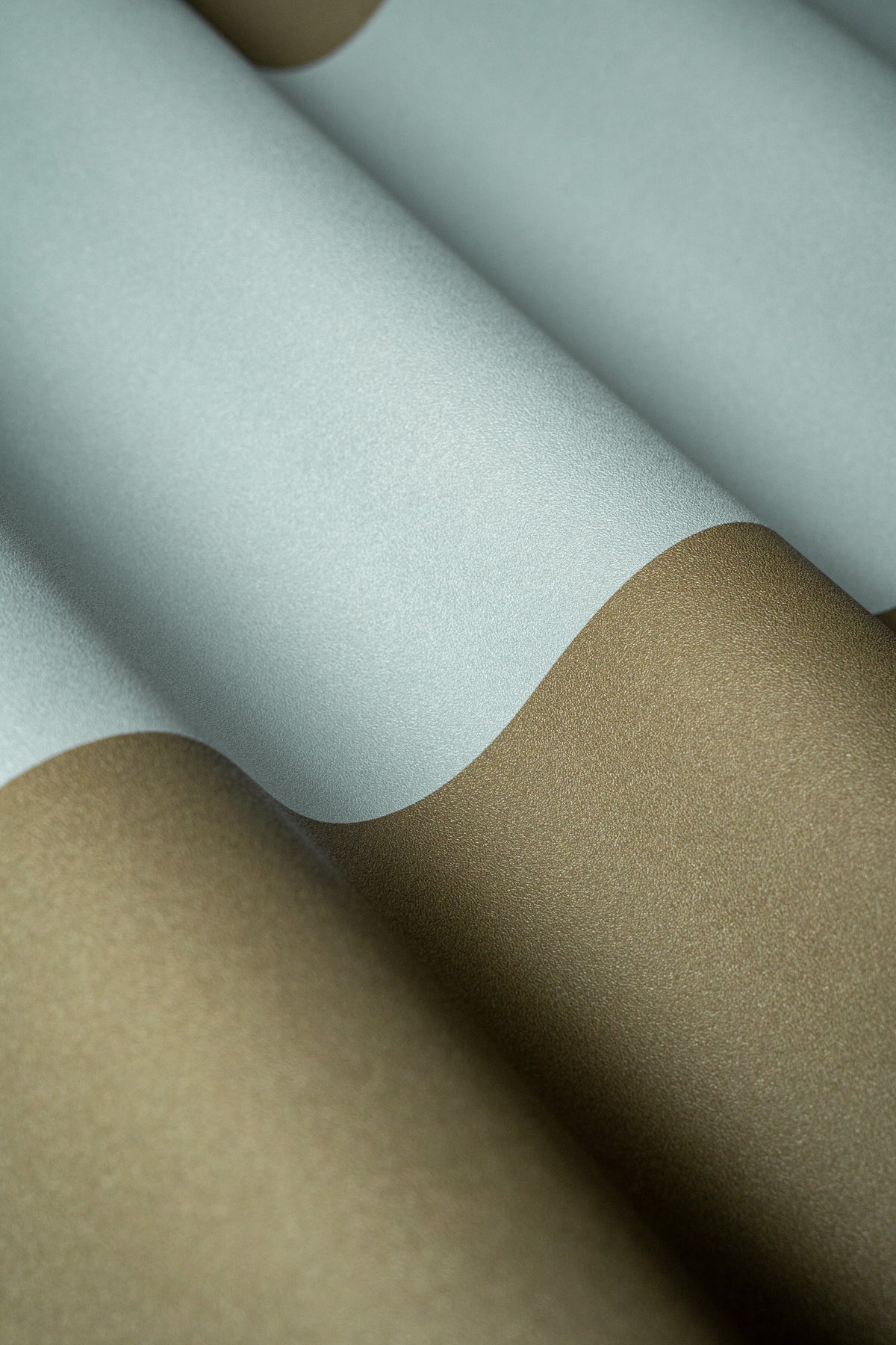 Tapete Wide Stripe Play Fog Sand