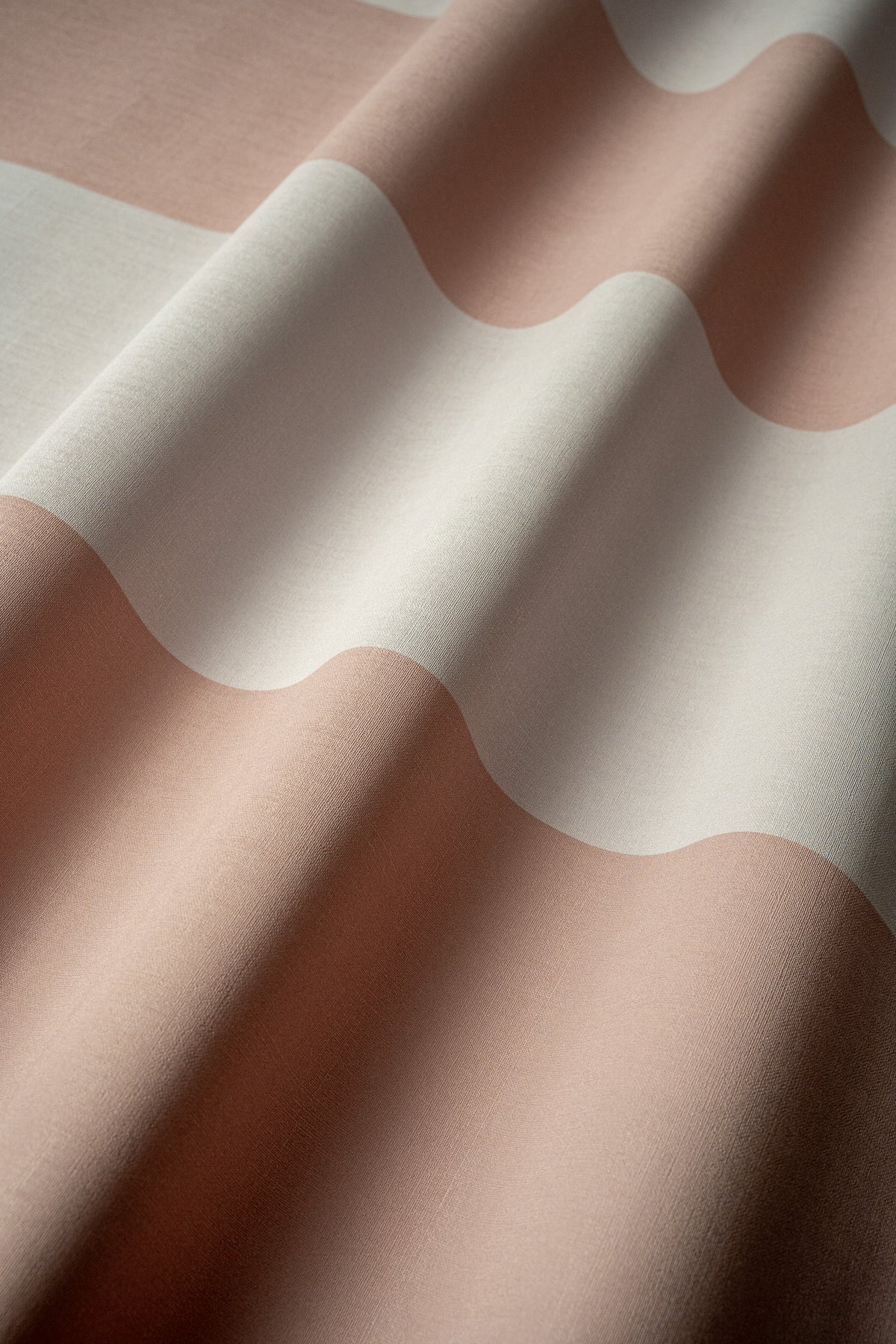 Tapete Wide Stripe Play Soft Peach