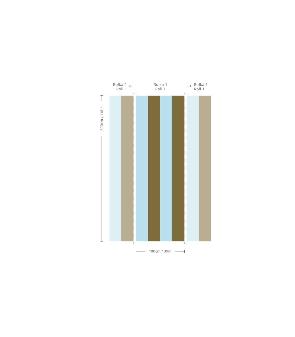 Tapeta Wilde Stripe - Wallcolors®