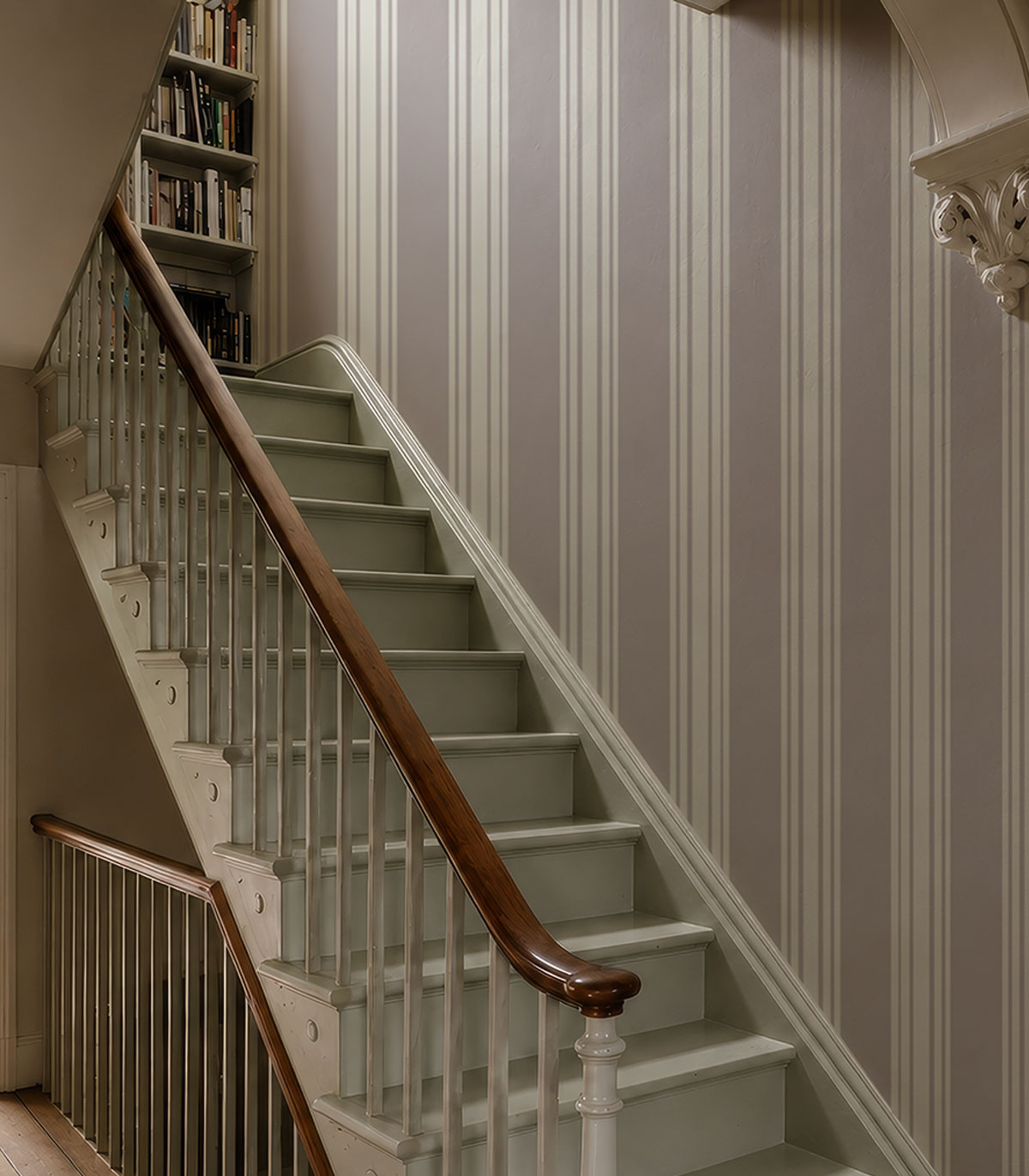 Tapete Woven Stripe Stone Taupe
