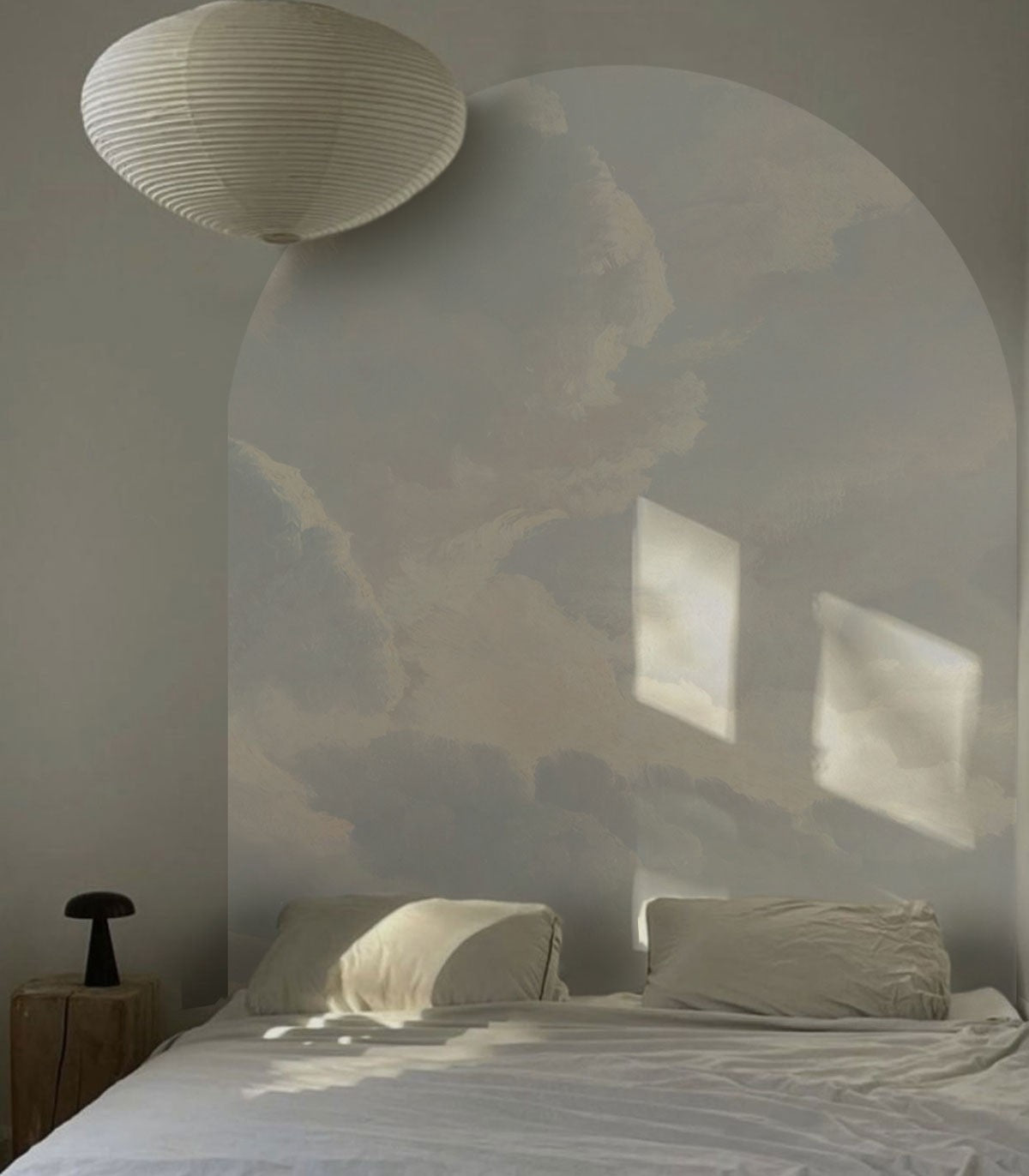 Bogen Bewölkter Himmel