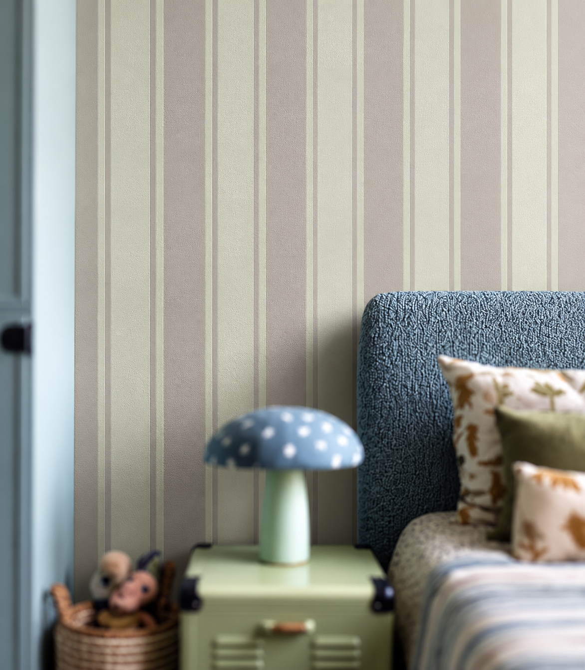 Tapete Gentle Stripe Lilac Mist
