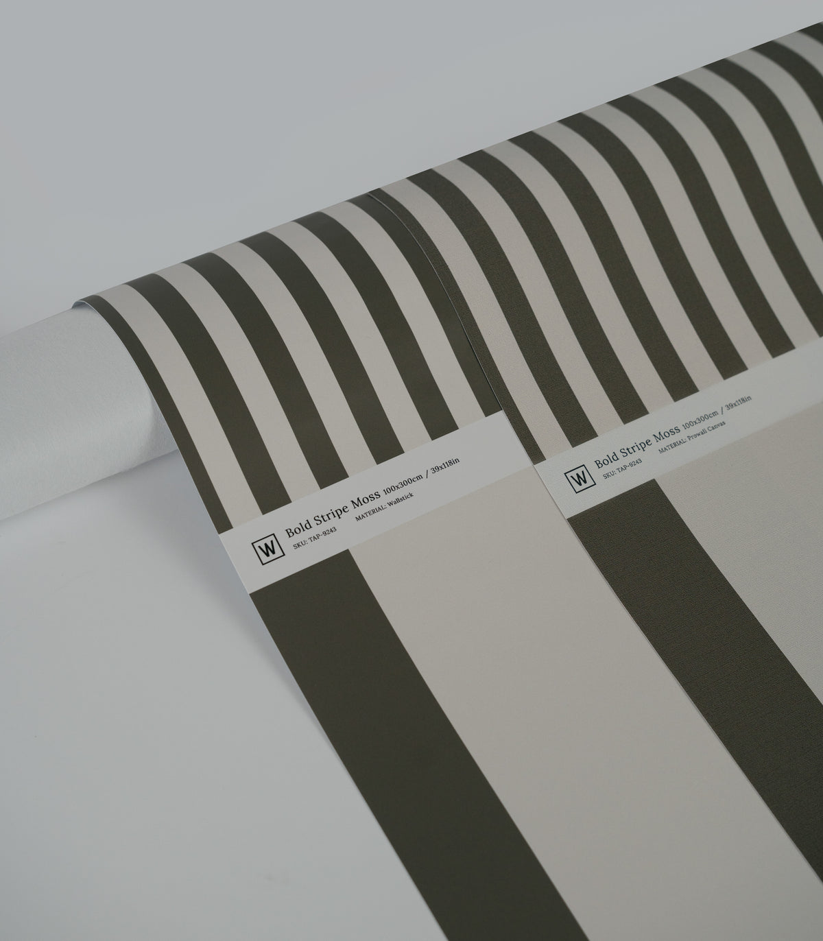 Tapete Bold Stripe Moss
