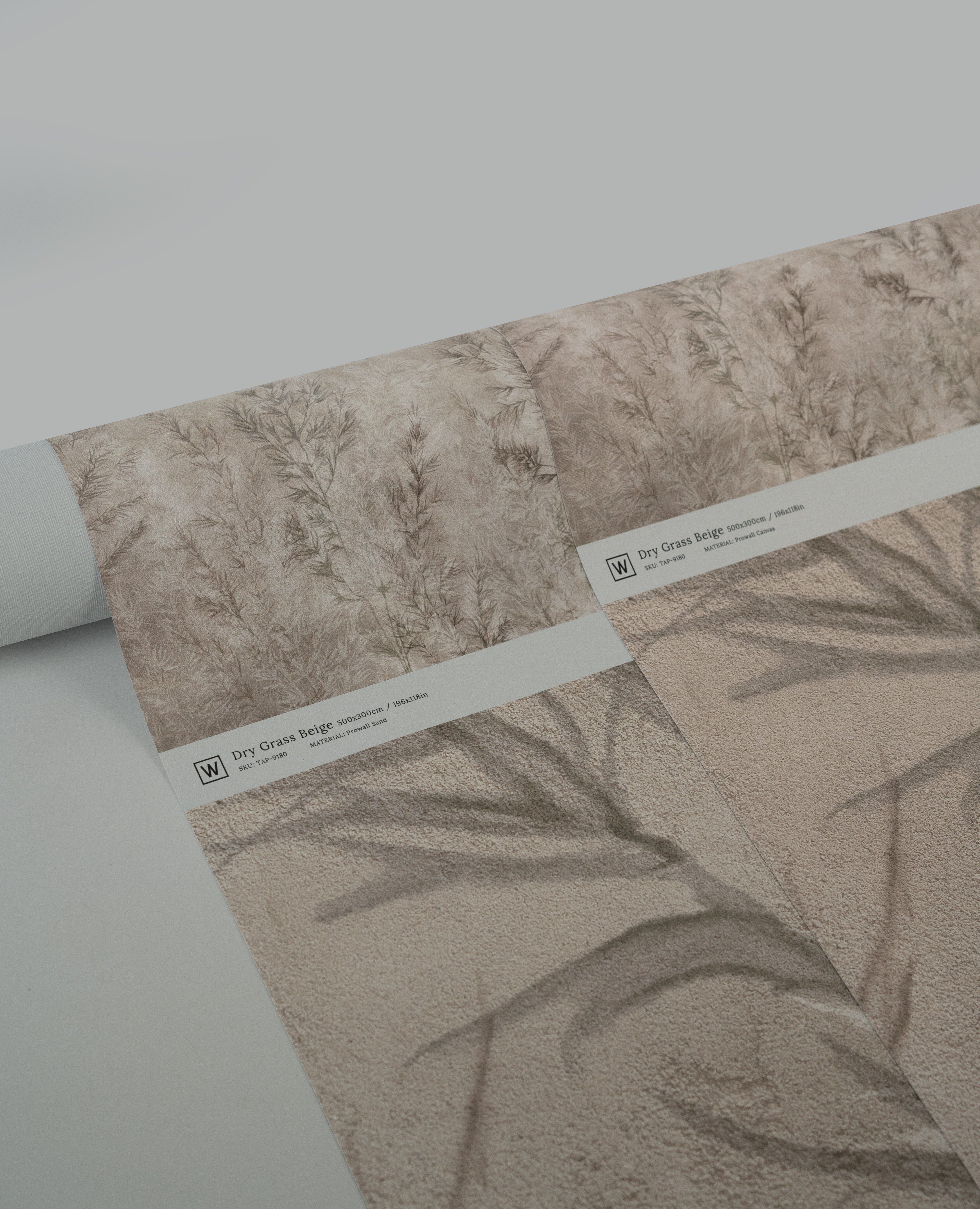 Wallpaper Dry grass beige