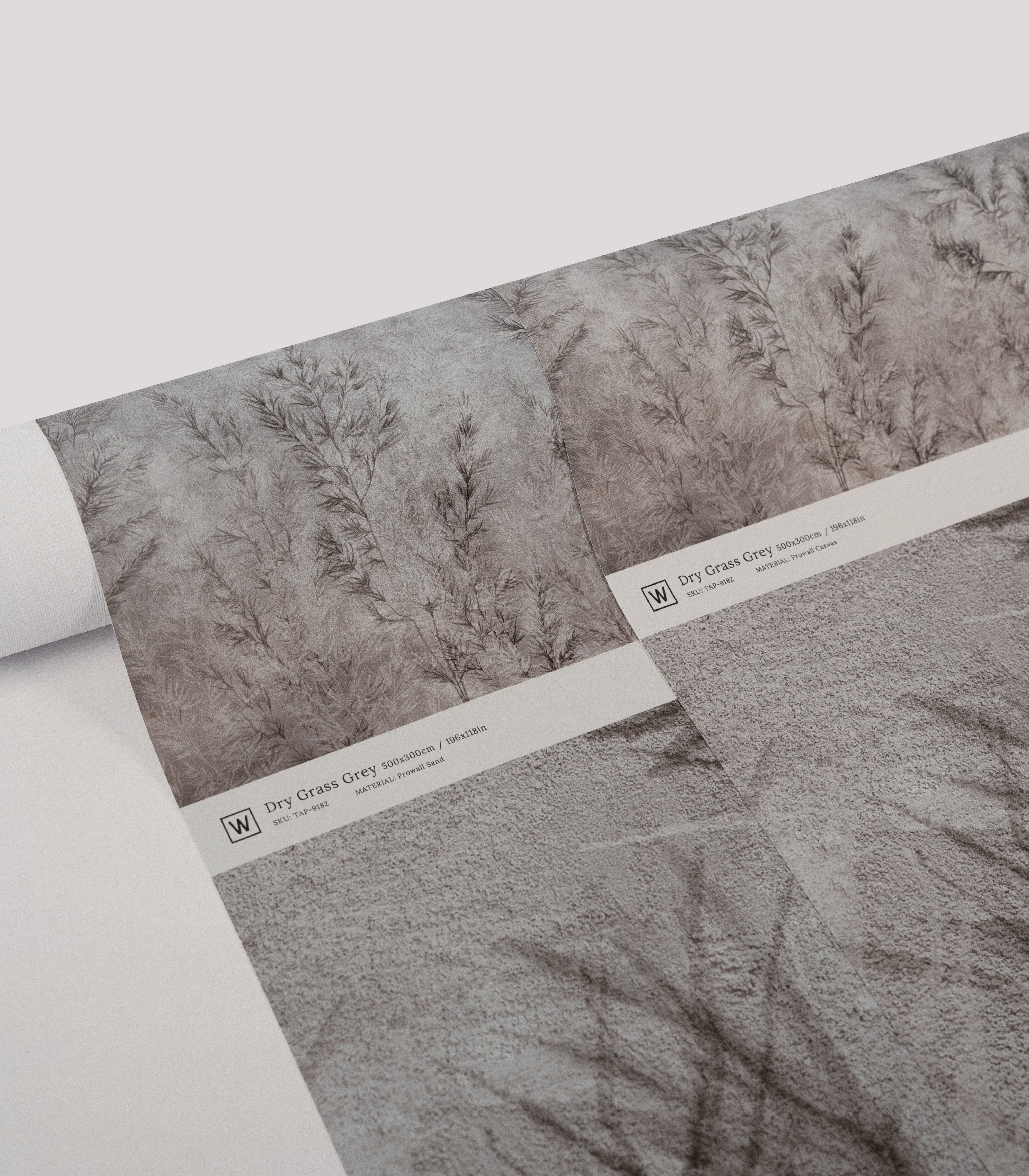 Wallpaper Dry grass grey