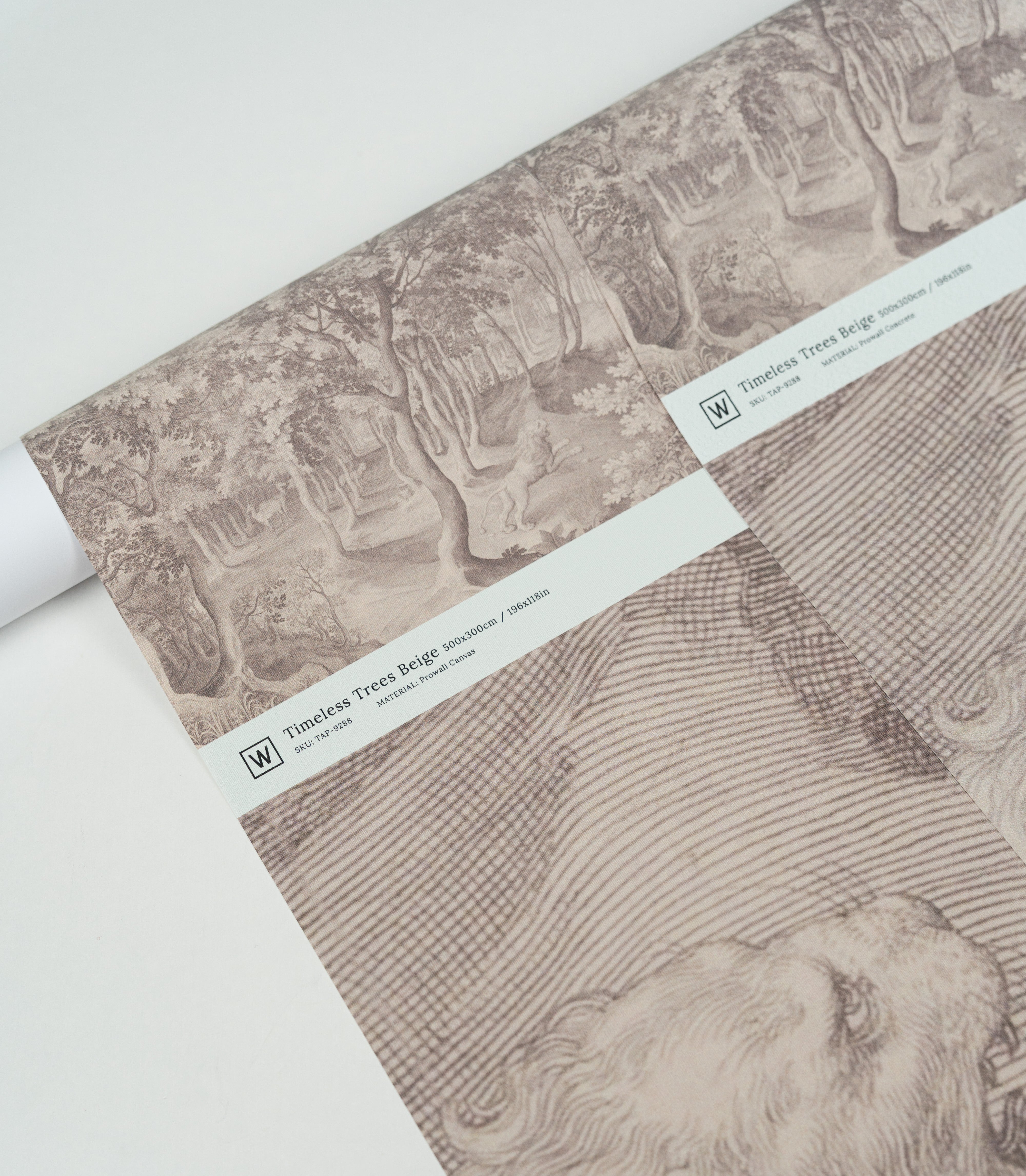 Tapeta Timeless Trees Beige