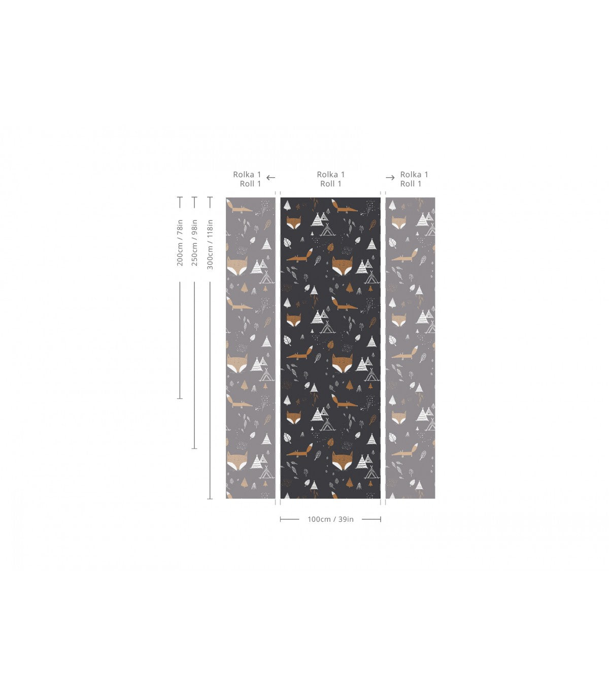 Fox Adventure Schwarz Hintergrund