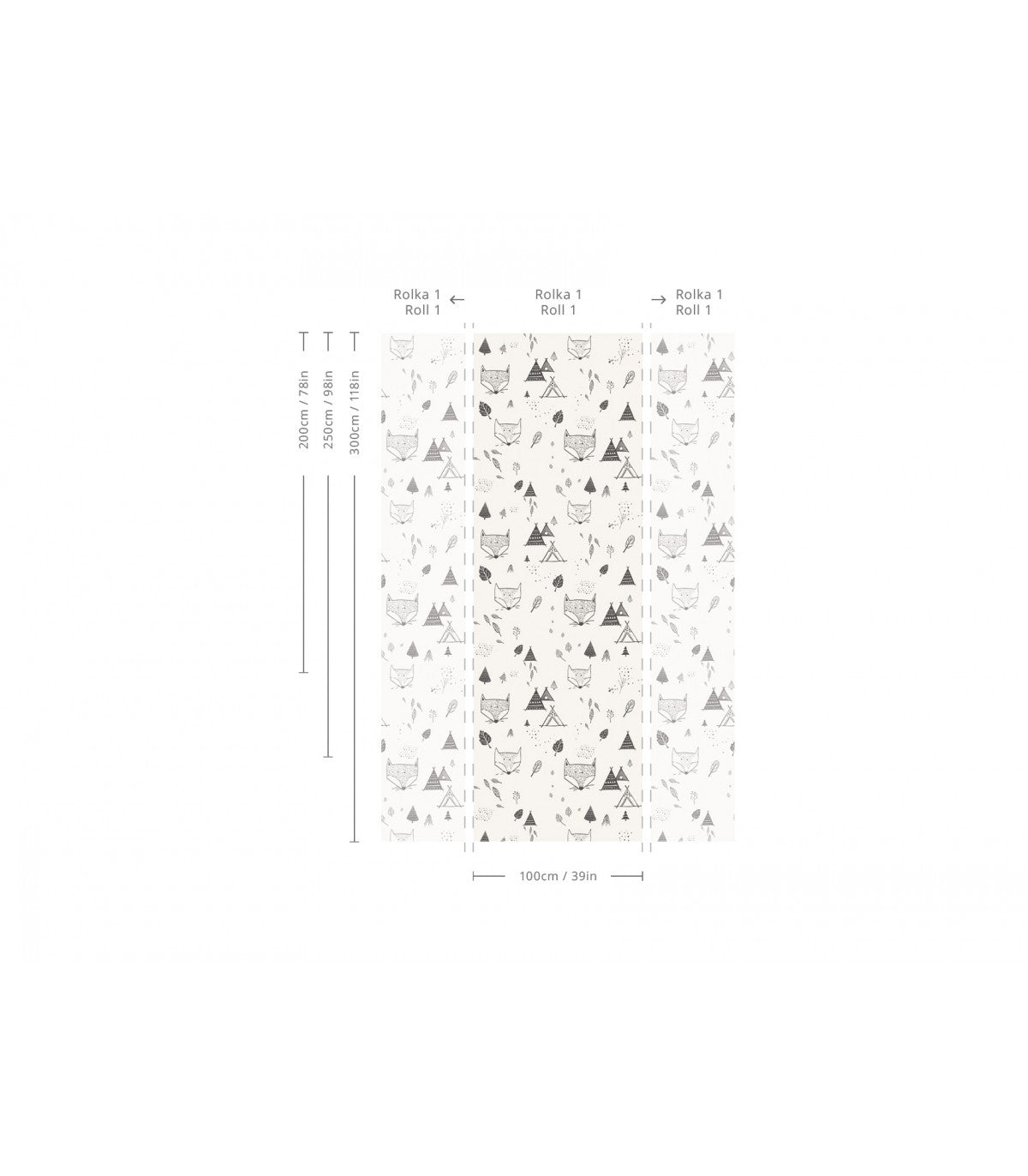 Tapeta Fox Adventure - Wallcolors®