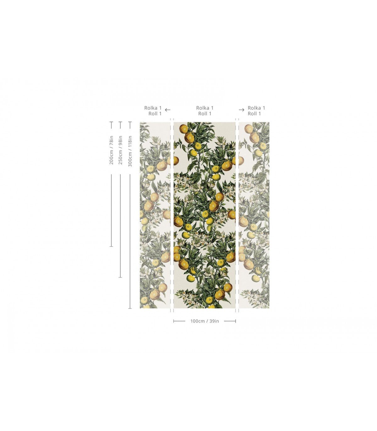 Tapeta Lemon - Wallcolors®