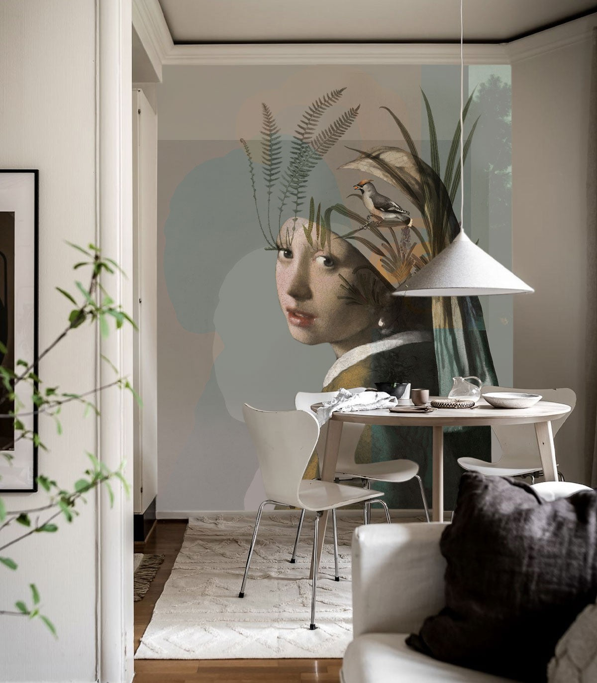 Wallpaper Nature girl with the pearl